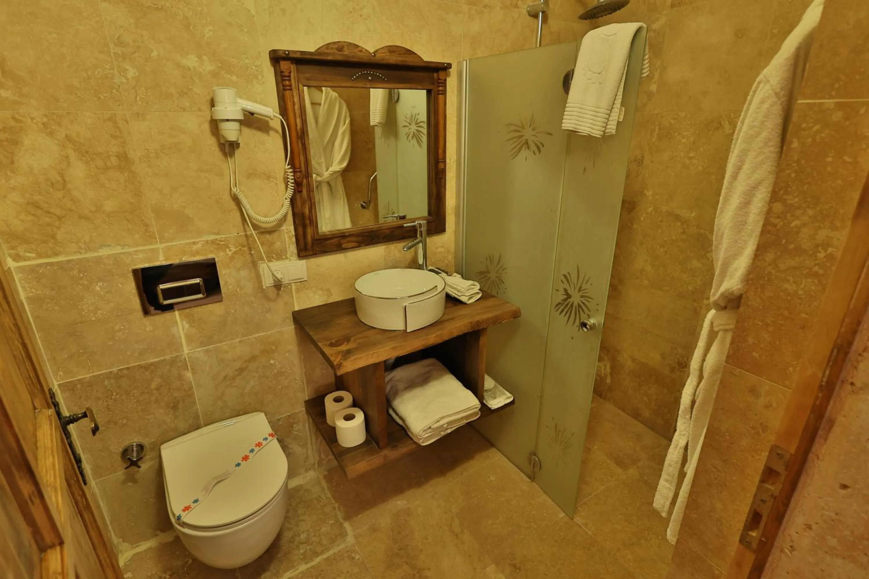 Photo of the whole room in Demisos Caves Hotel