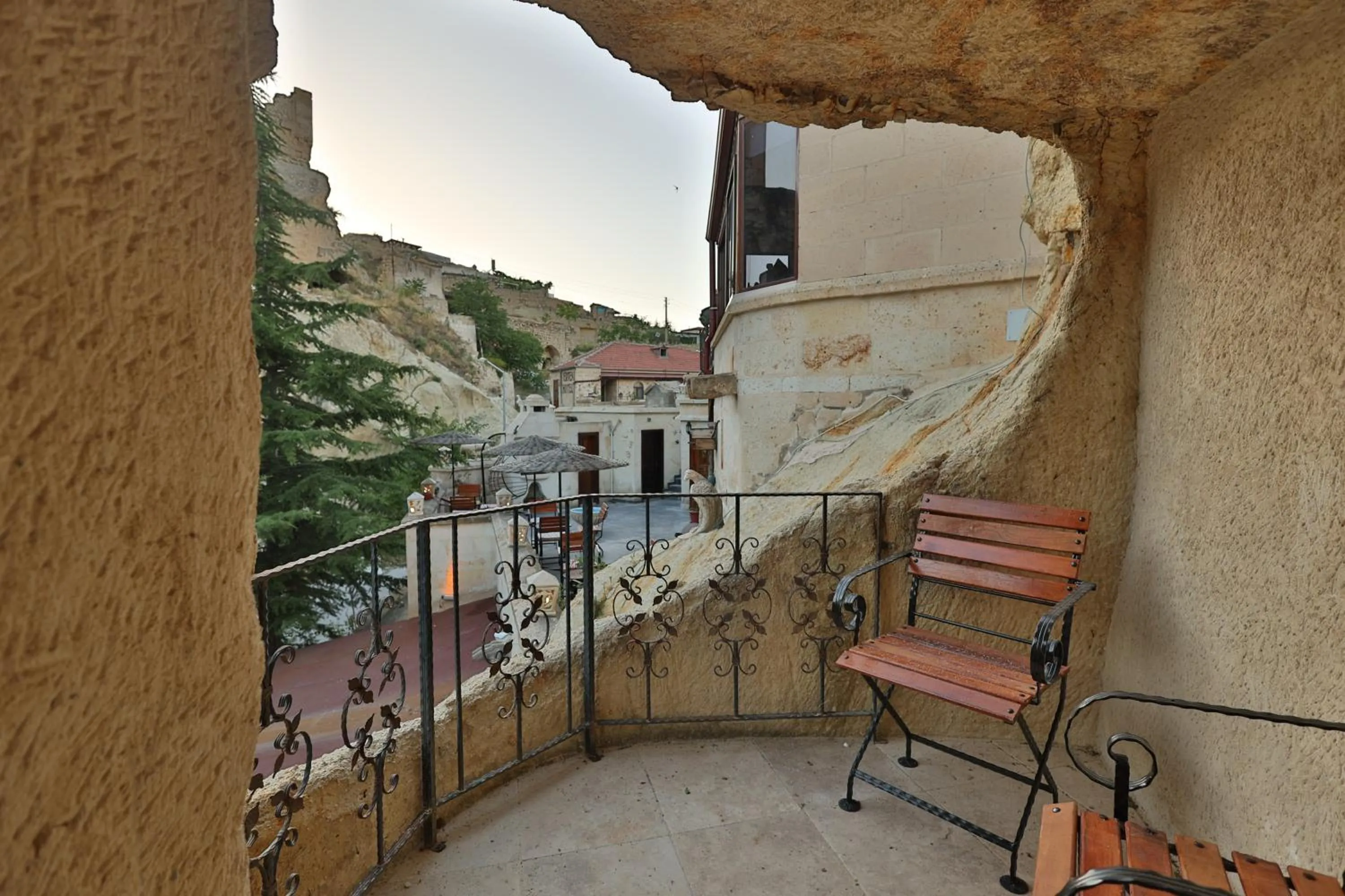 Balcony/Terrace in Demisos Caves Hotel