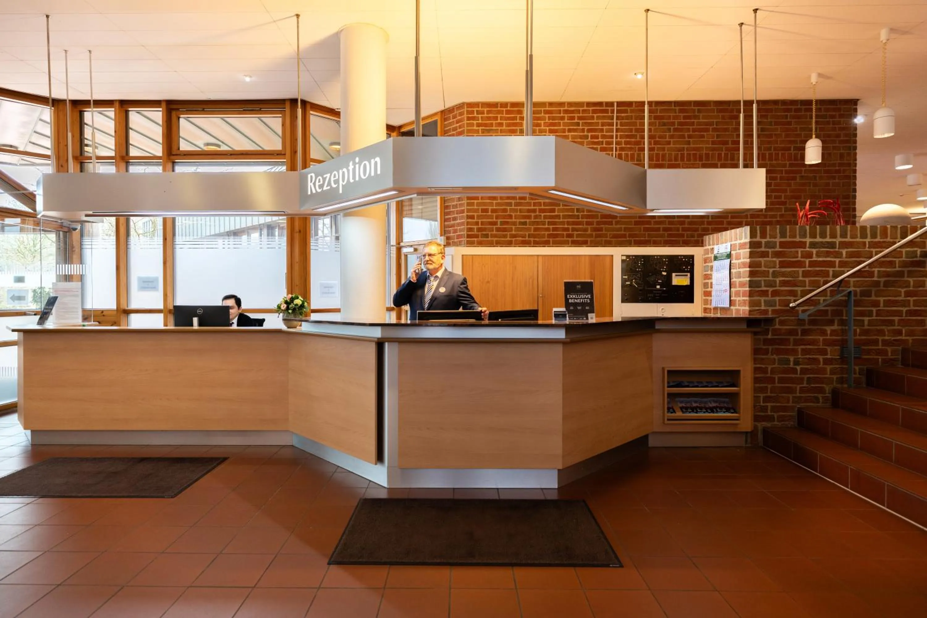 Lobby or reception in Novum Akademiehotel Kiel