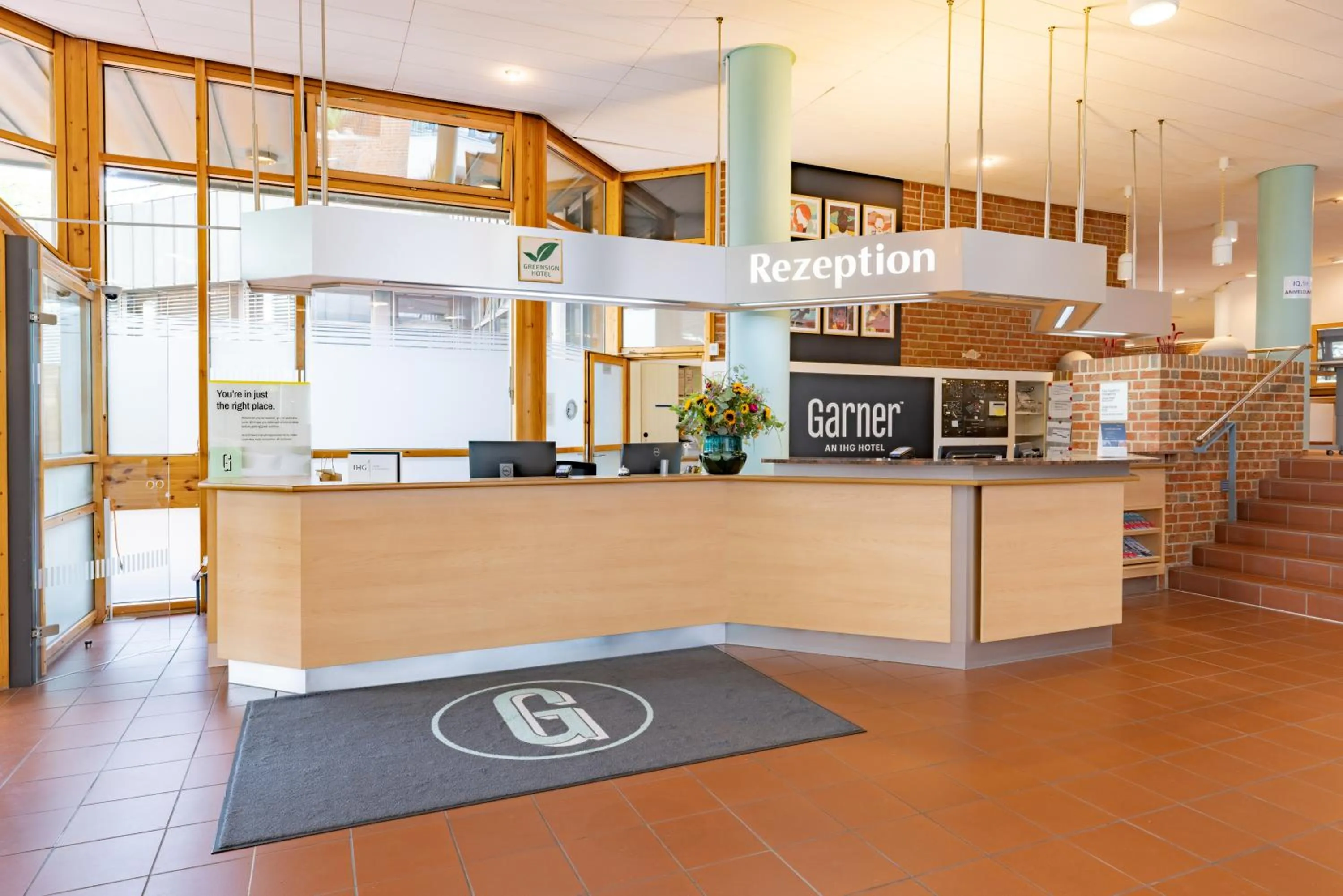 Lobby or reception in Garner Hotel Kiel - Akademie