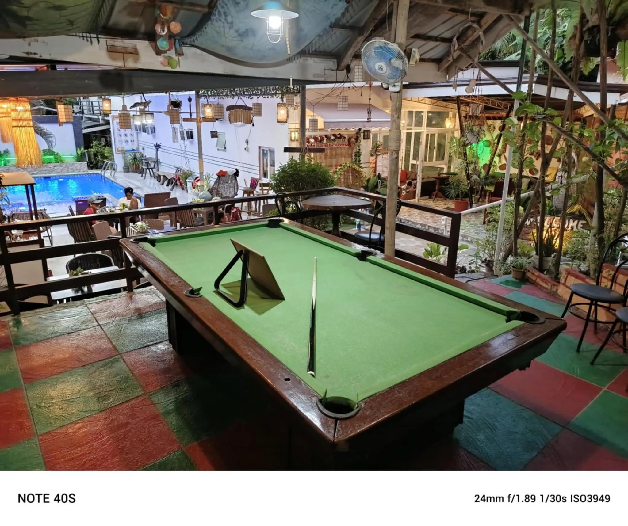 Billiard in St. John Island View Pensionne