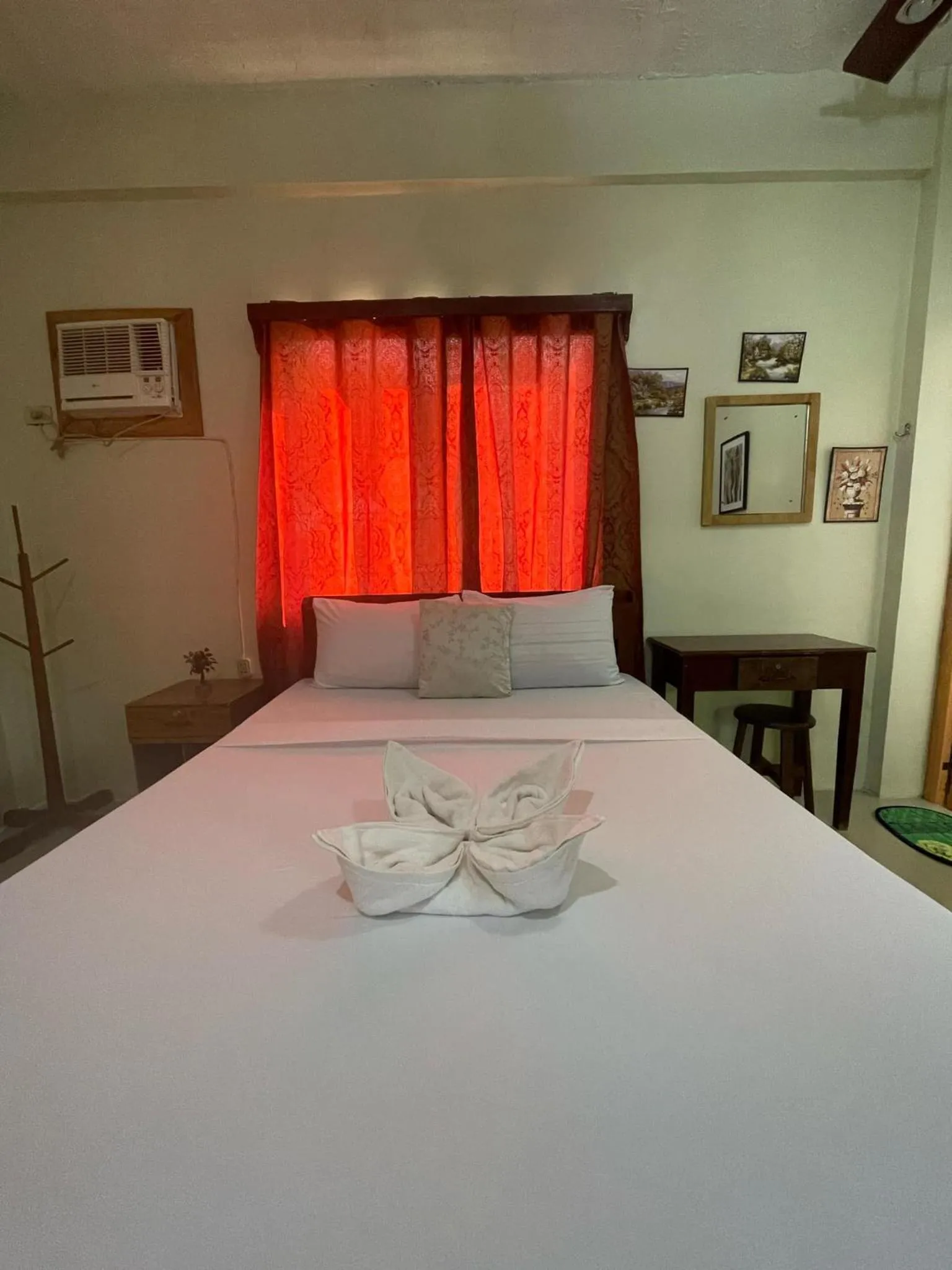 Bed in St. John Island View Pensionne