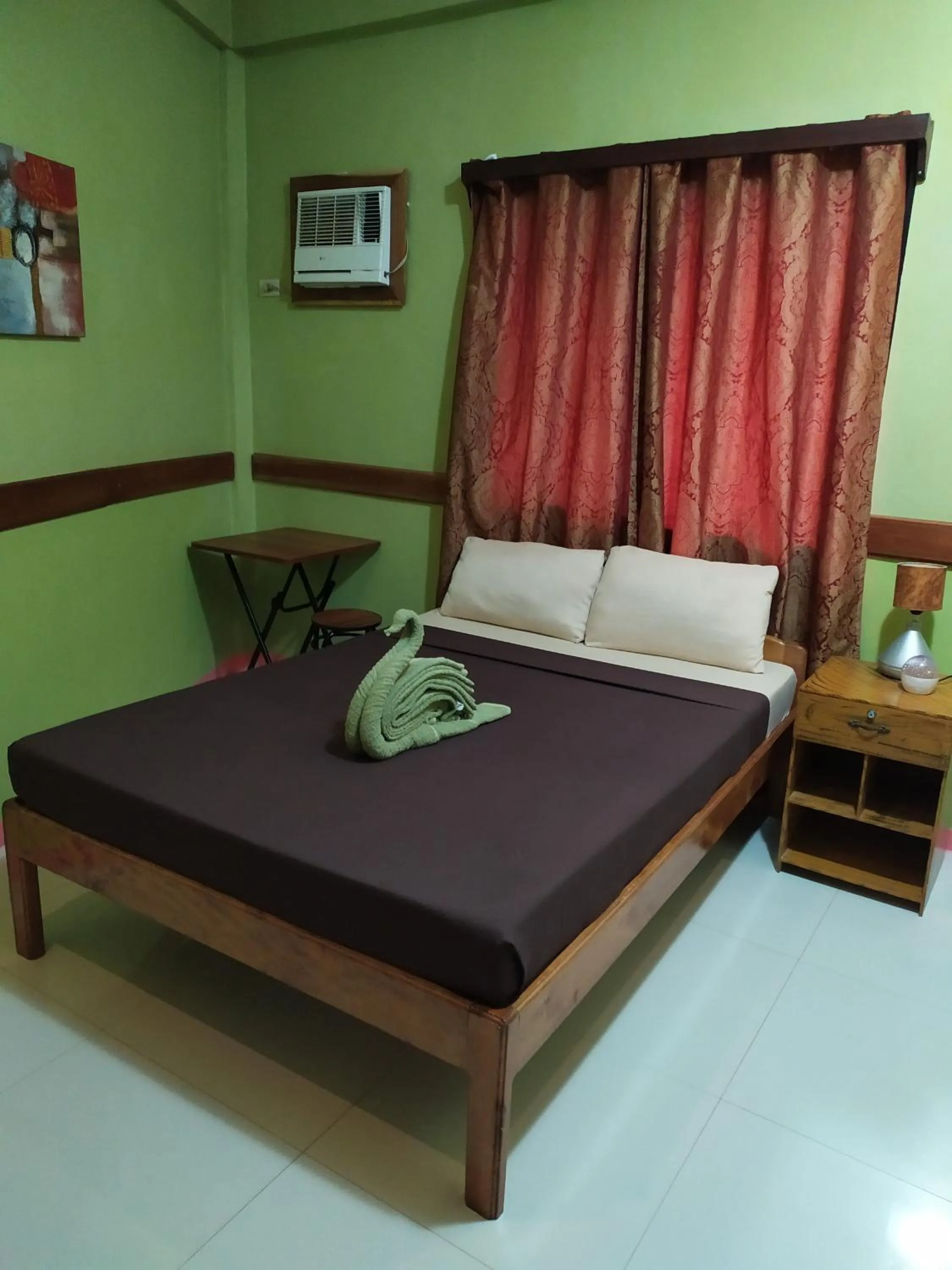 Bed in St. John Island View Pensionne