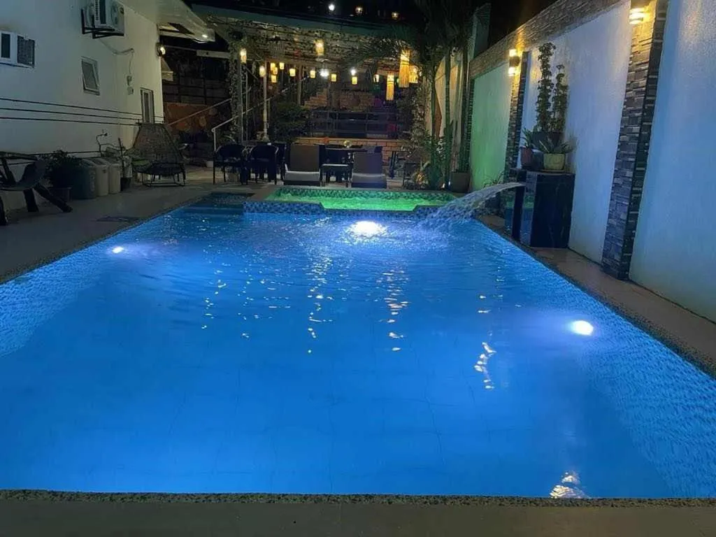 Swimming pool in St. John Island View Pensionne