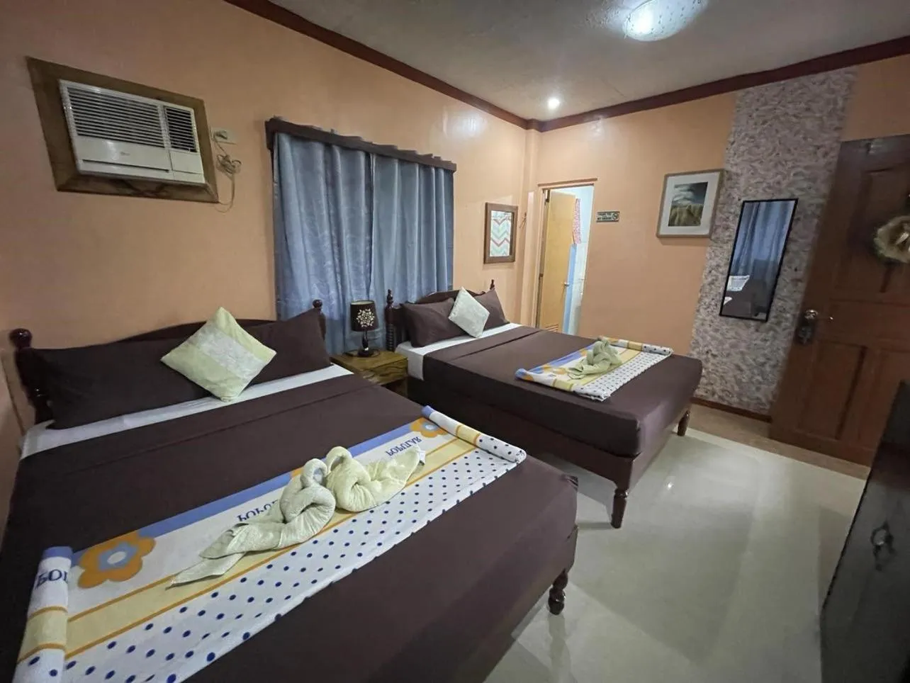 Bed in St. John Island View Pensionne