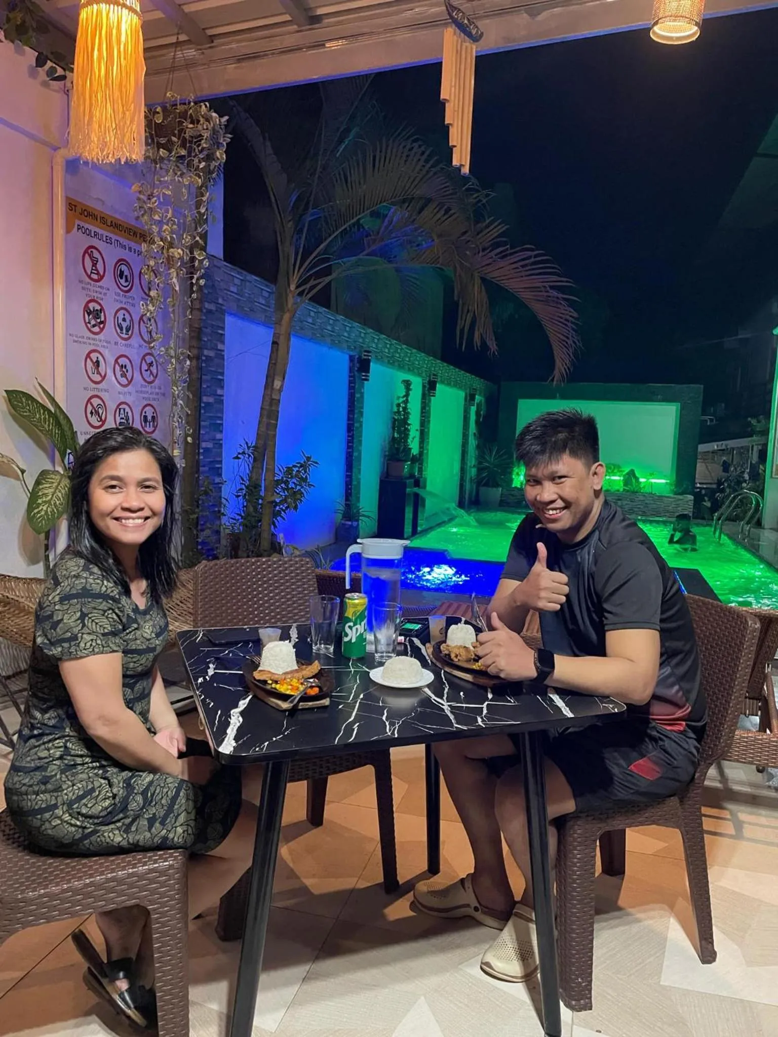 Night in St. John Island View Pensionne