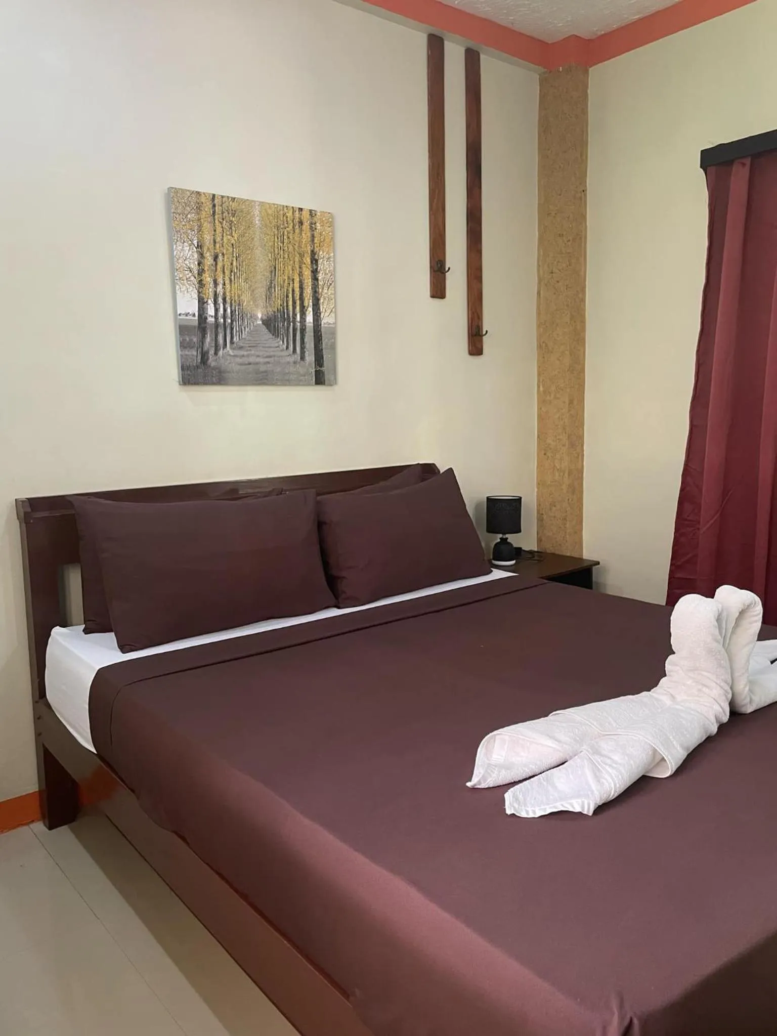 Bed in St. John Island View Pensionne