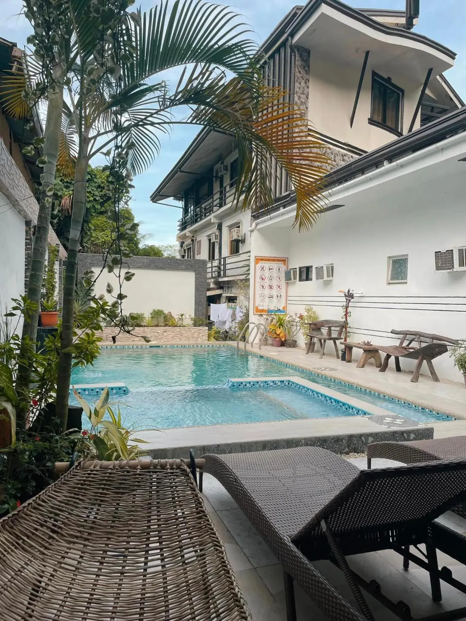 Swimming pool in St. John Island View Pensionne Swimming pool in St. John Island View Pensionne