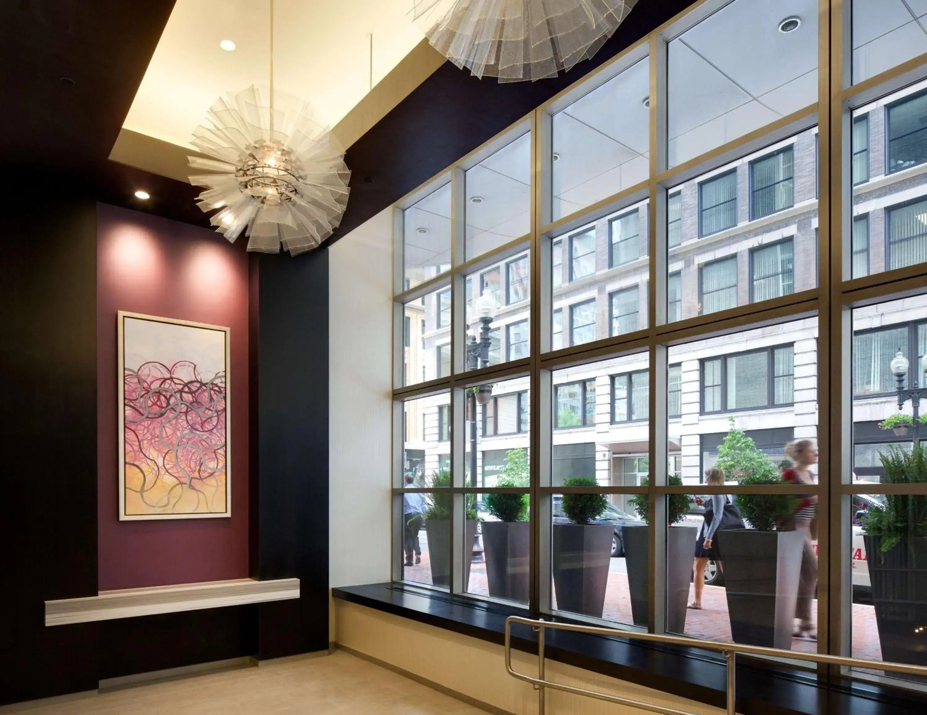 Lobby or reception in Hyatt Regency Boston Lobby or reception in Hyatt Regency Boston