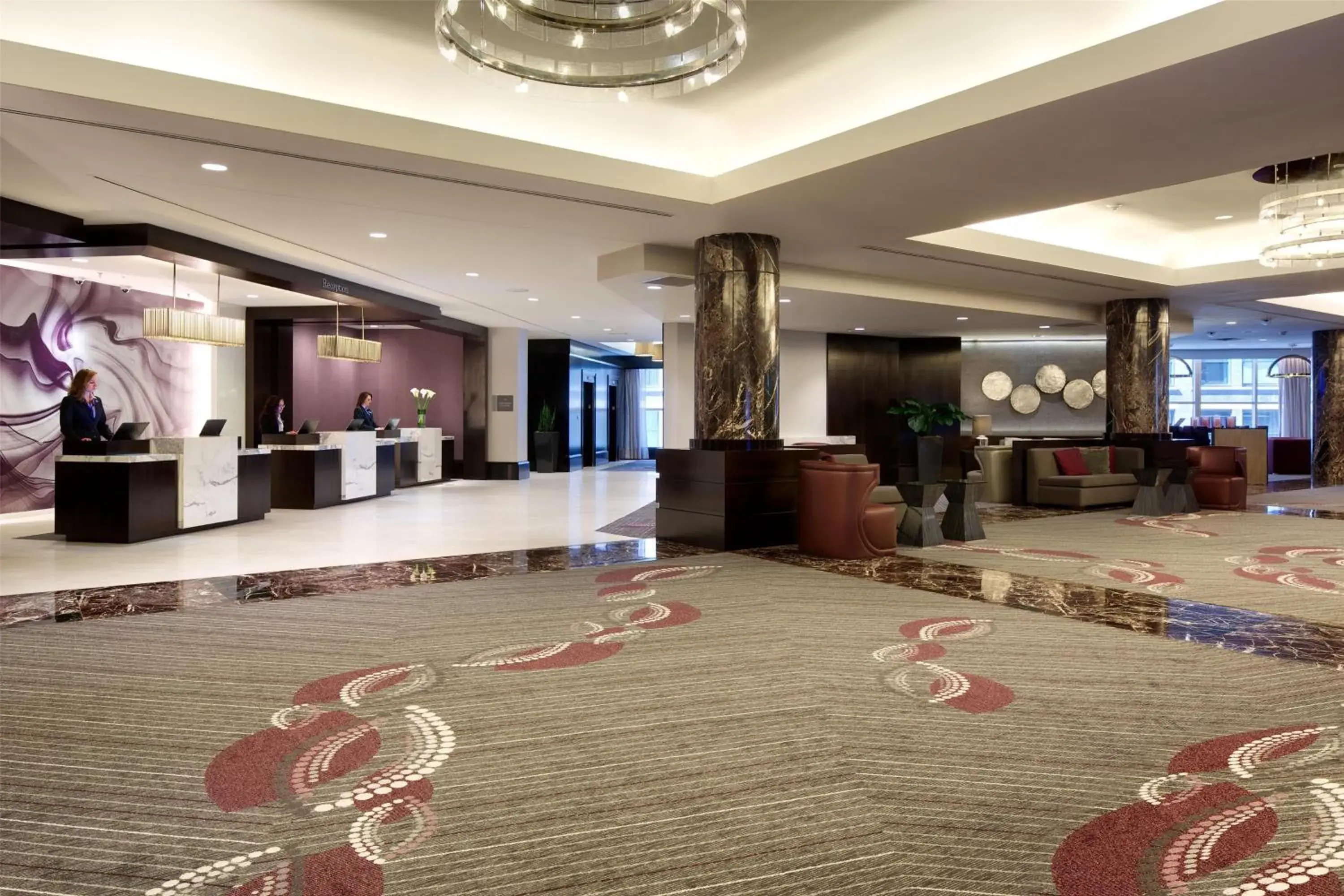 Lobby or reception in Hyatt Regency Boston Lobby or reception in Hyatt Regency Boston