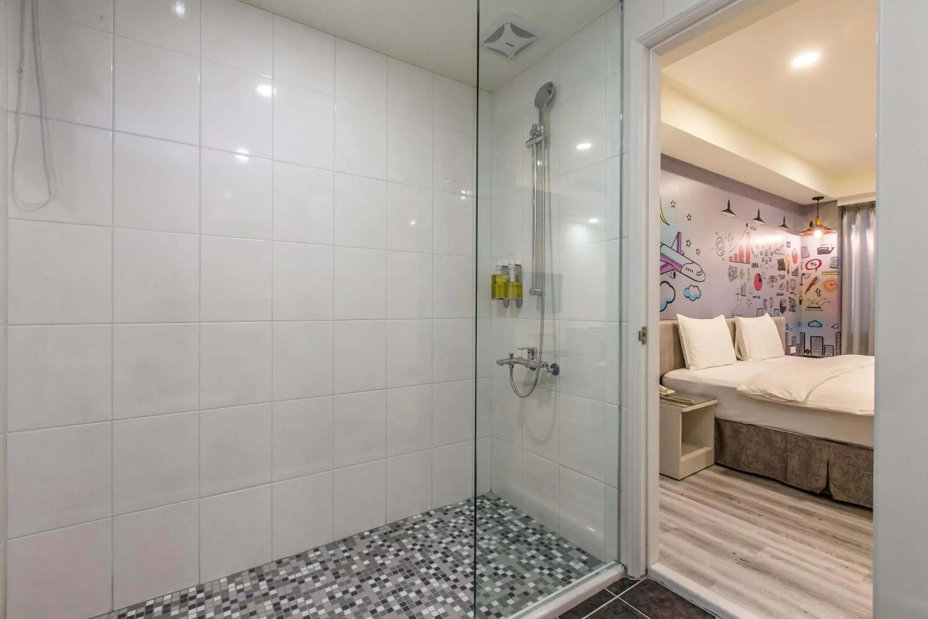 Bathroom in The Cloud Hotel Zhongli Branch Bathroom in The Cloud Hotel Zhongli Branch