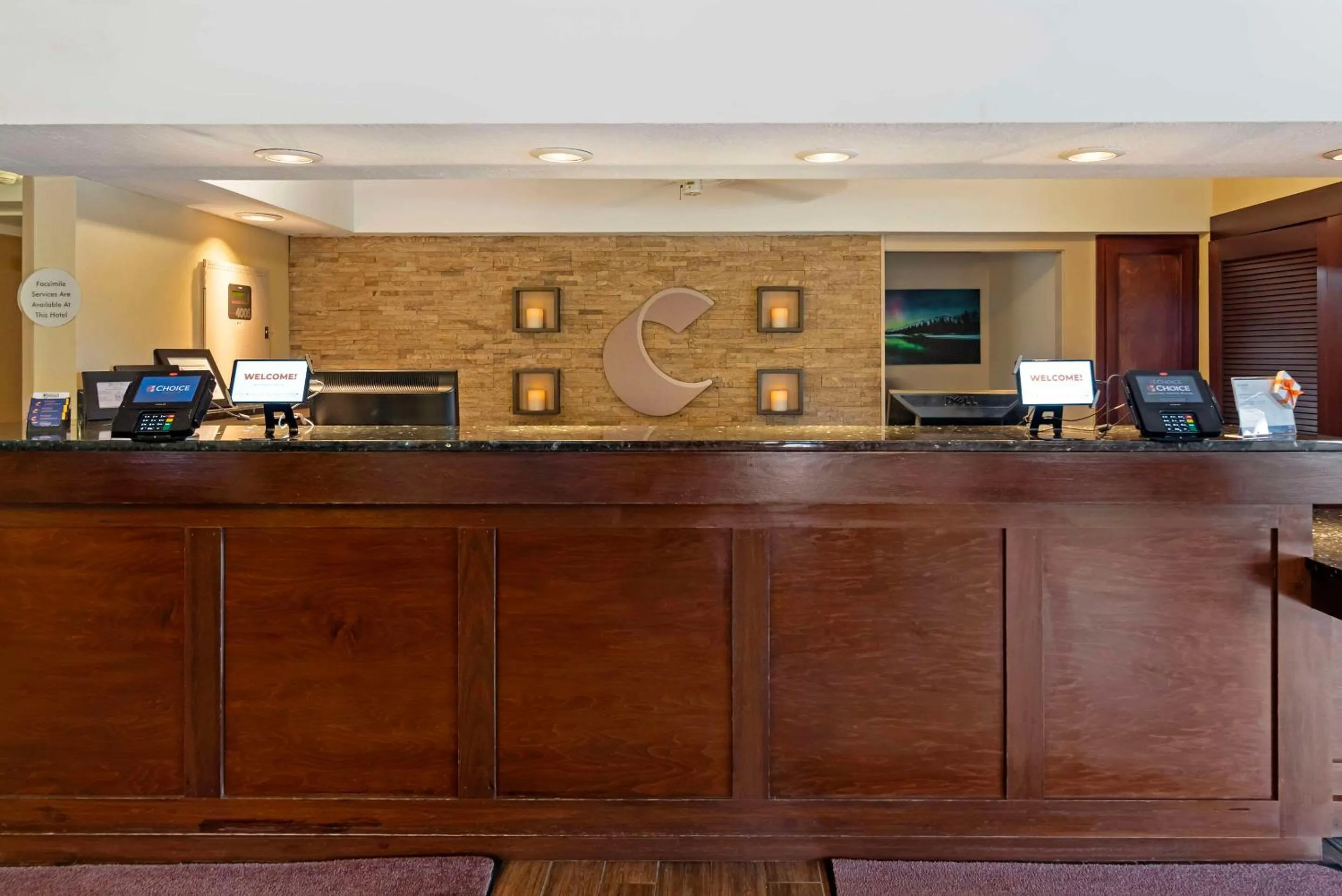 Lobby or reception in Comfort Inn Bangor North