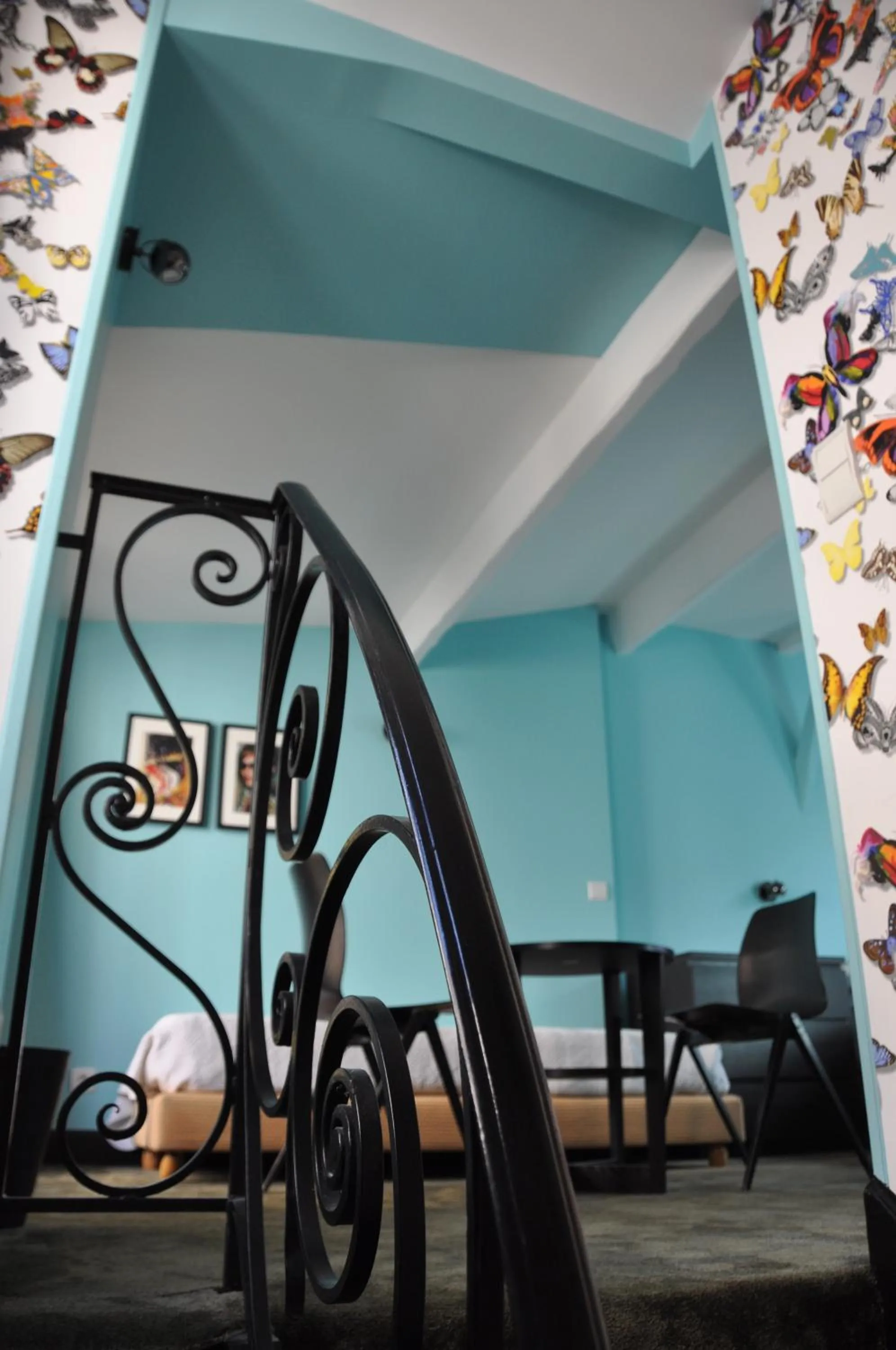 Decorative detail in Hôtel Noir