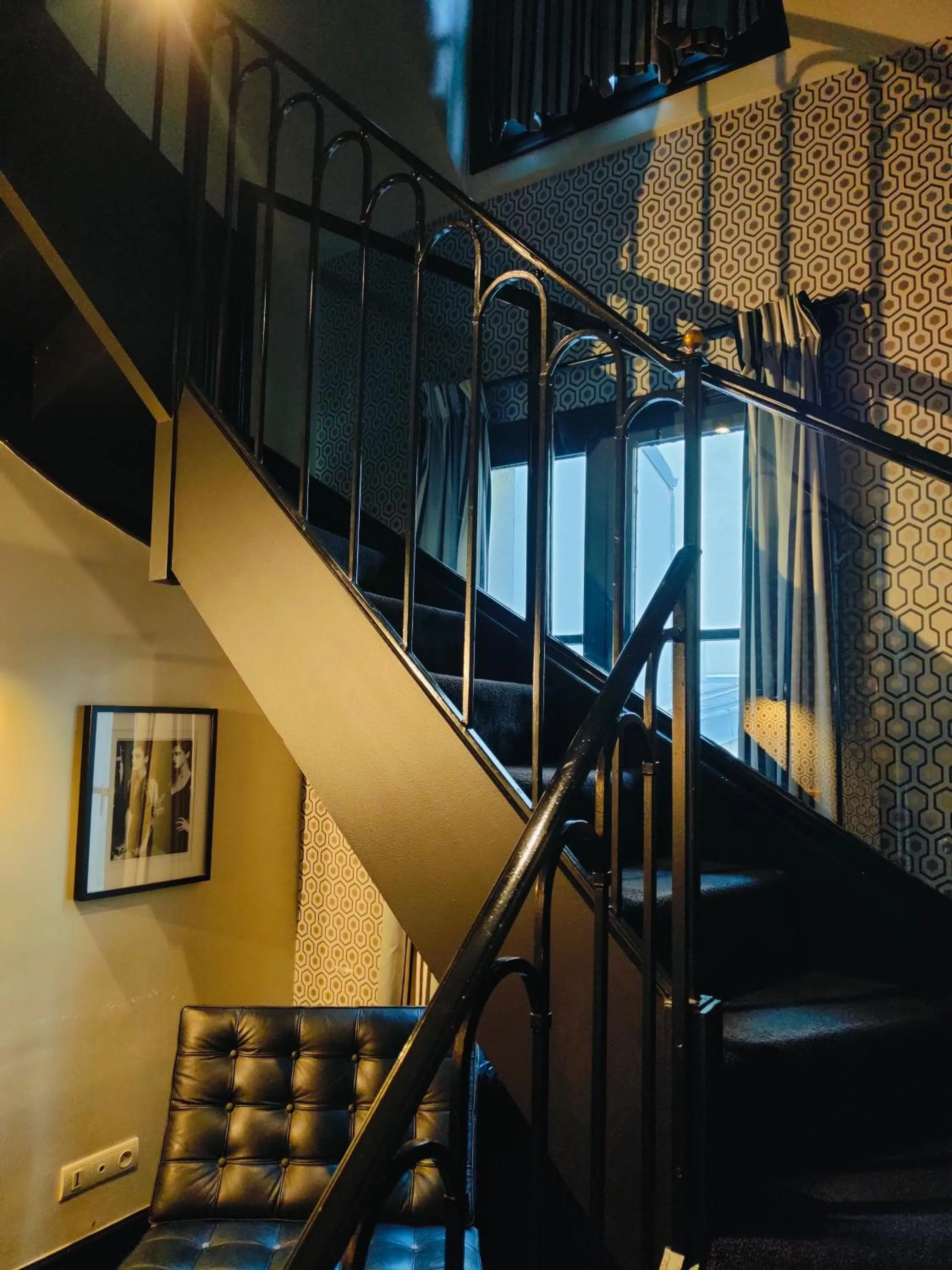 Decorative detail in Hôtel Noir