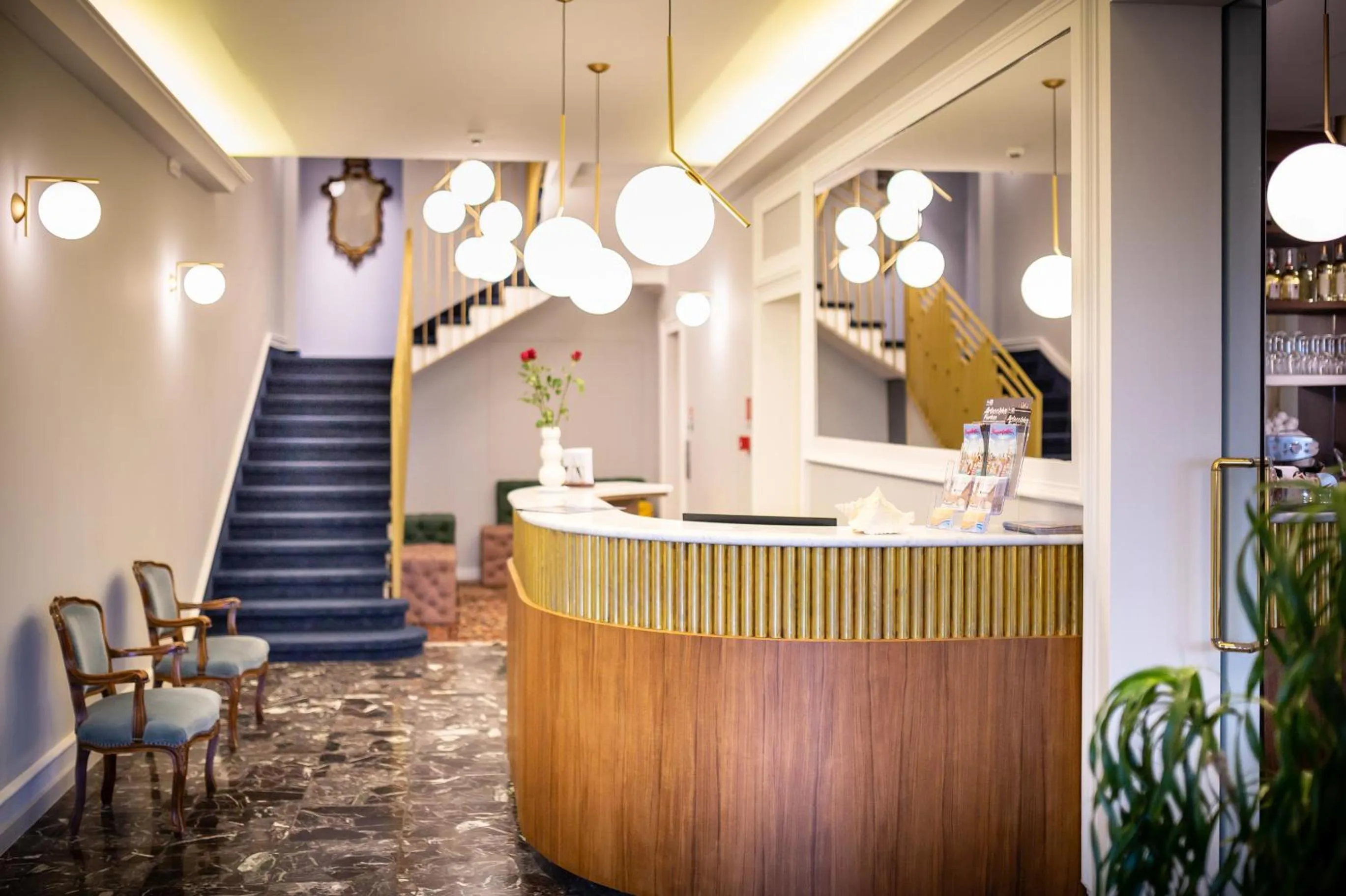 Lobby or reception in Hotel Le Lampare