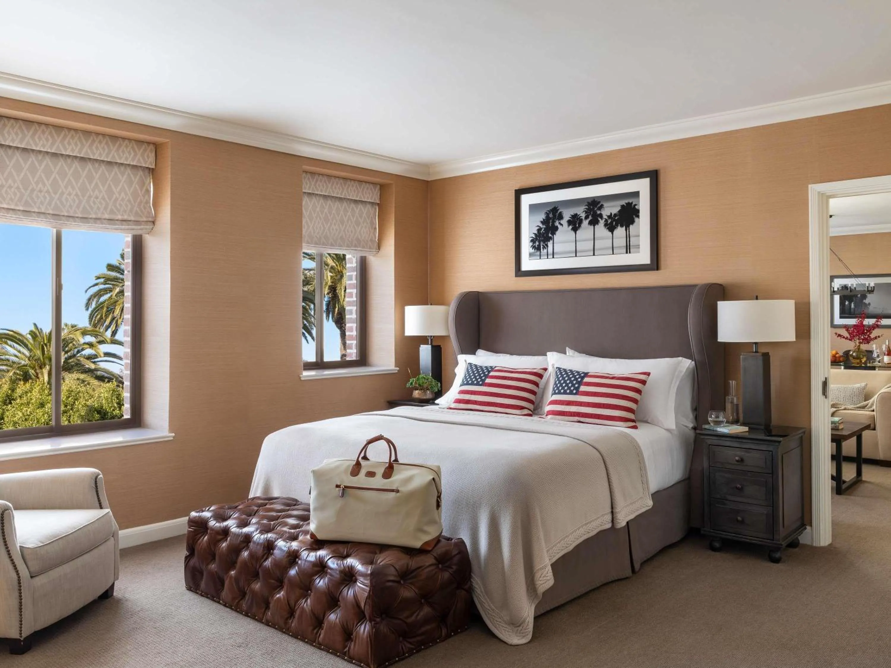 Bedroom, Bed in Fairmont Miramar Hotel & Bungalows