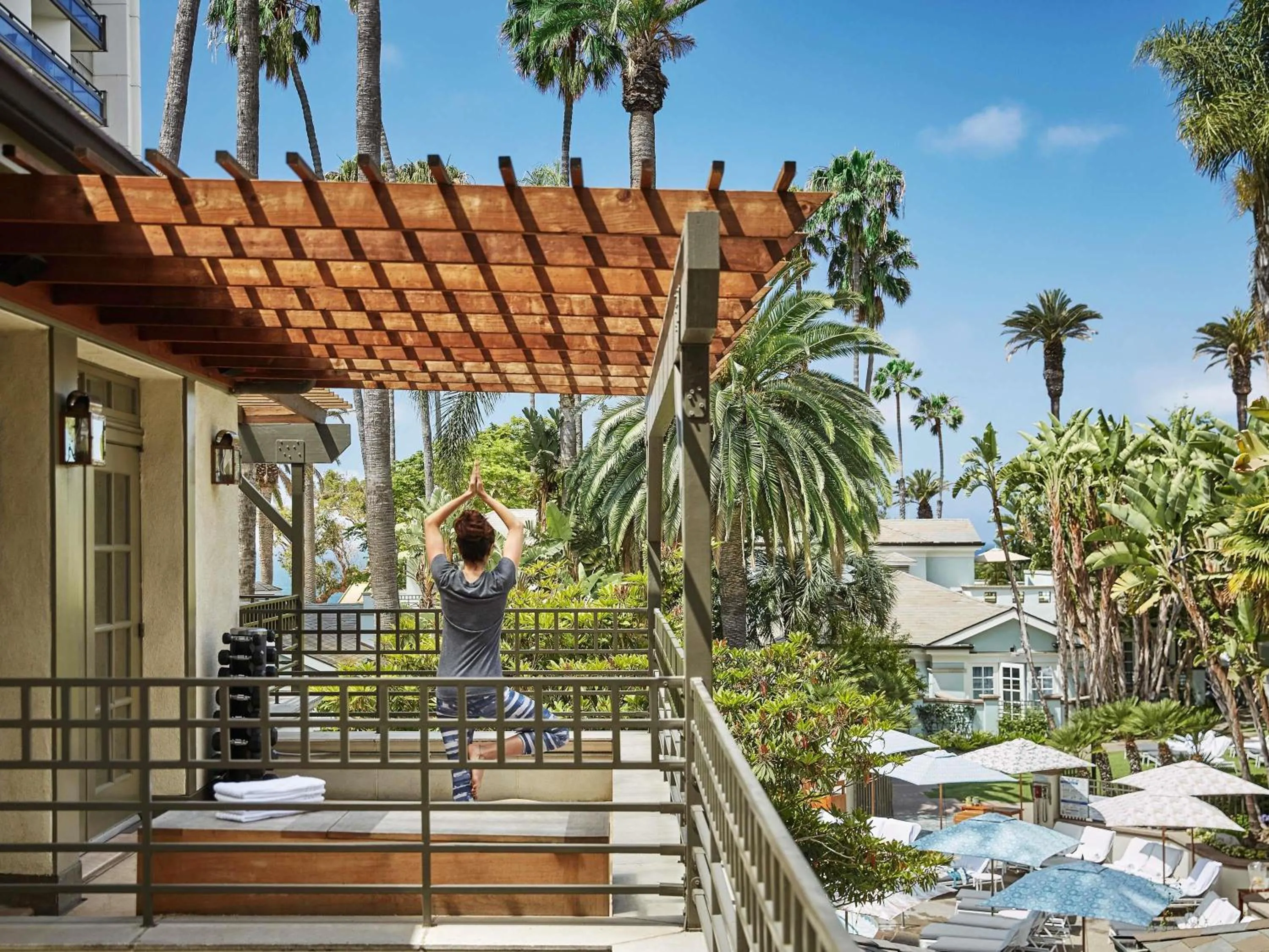 Fitness centre/facilities in Fairmont Miramar Hotel & Bungalows