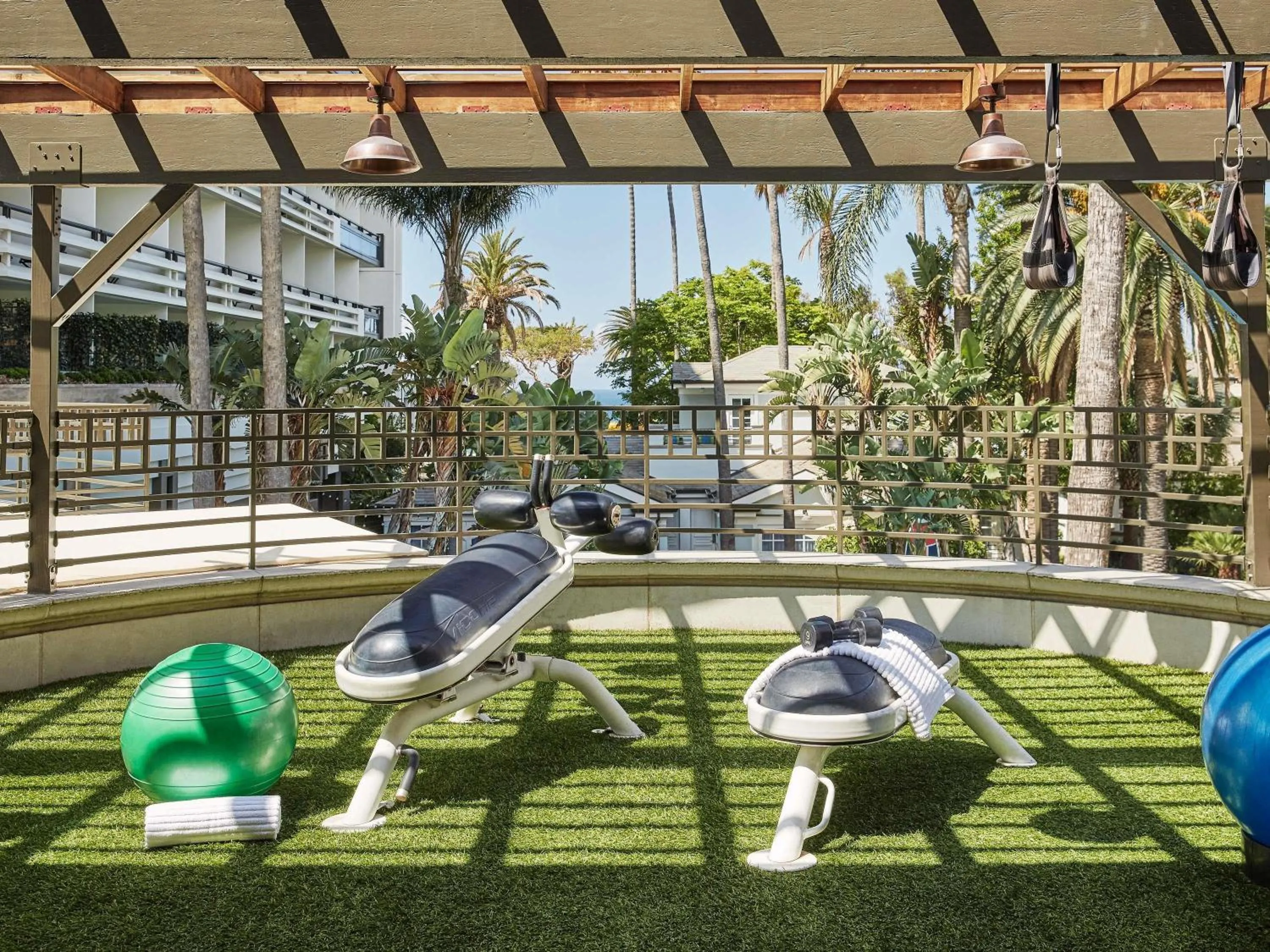 Fitness centre/facilities in Fairmont Miramar Hotel & Bungalows