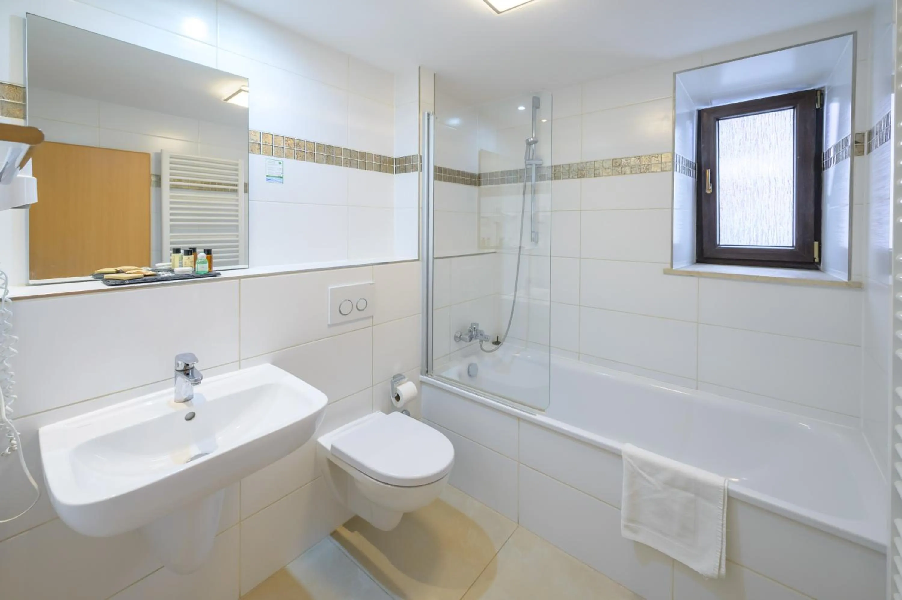 Bathroom in Hotel Pension Margit