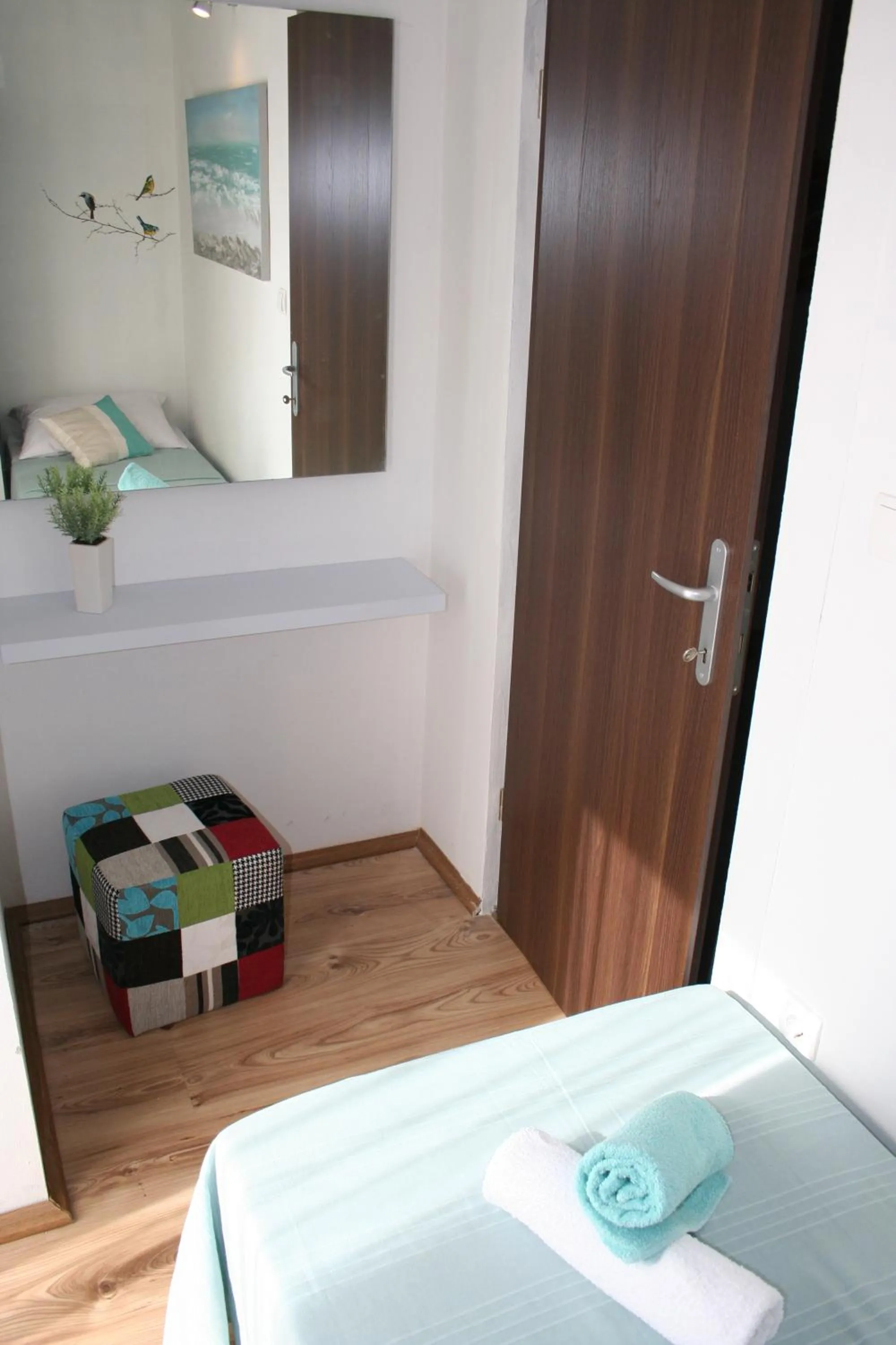 Bedroom, Bed in Luna Maris Apartments