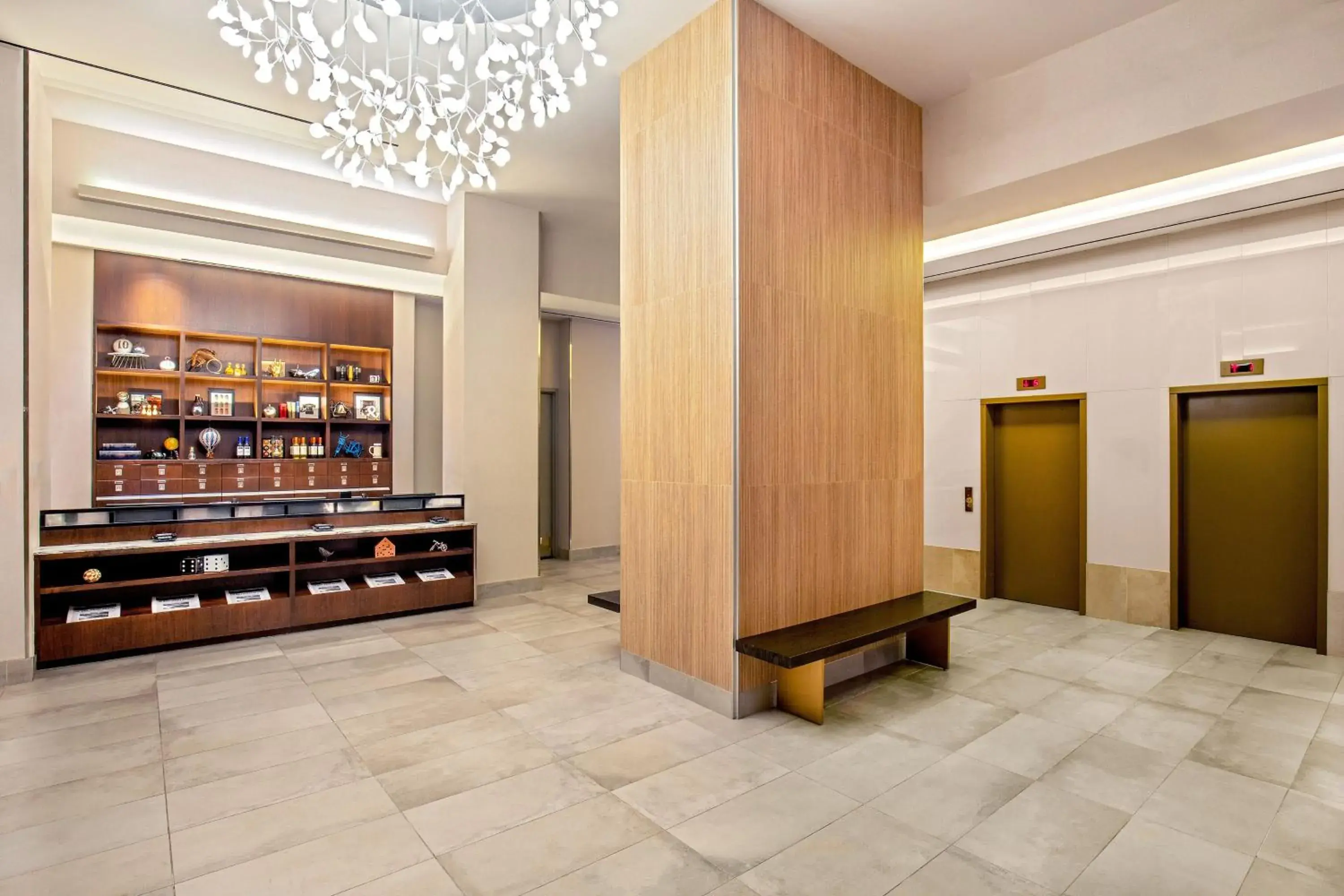 Lobby or reception in Four Points by Sheraton Midtown - Times Square Lobby or reception in Four Points by Sheraton Midtown - Times Square