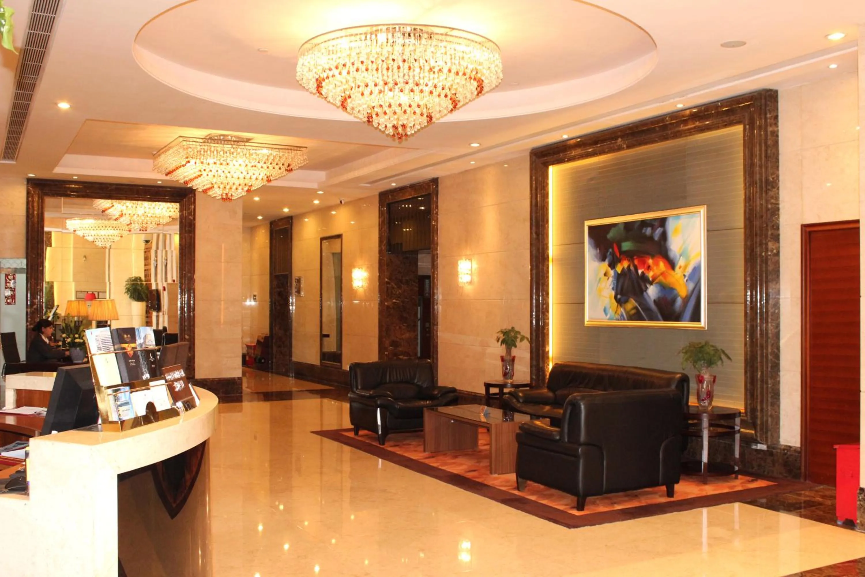 Lobby or reception in Leeden Hotel Guangzhou