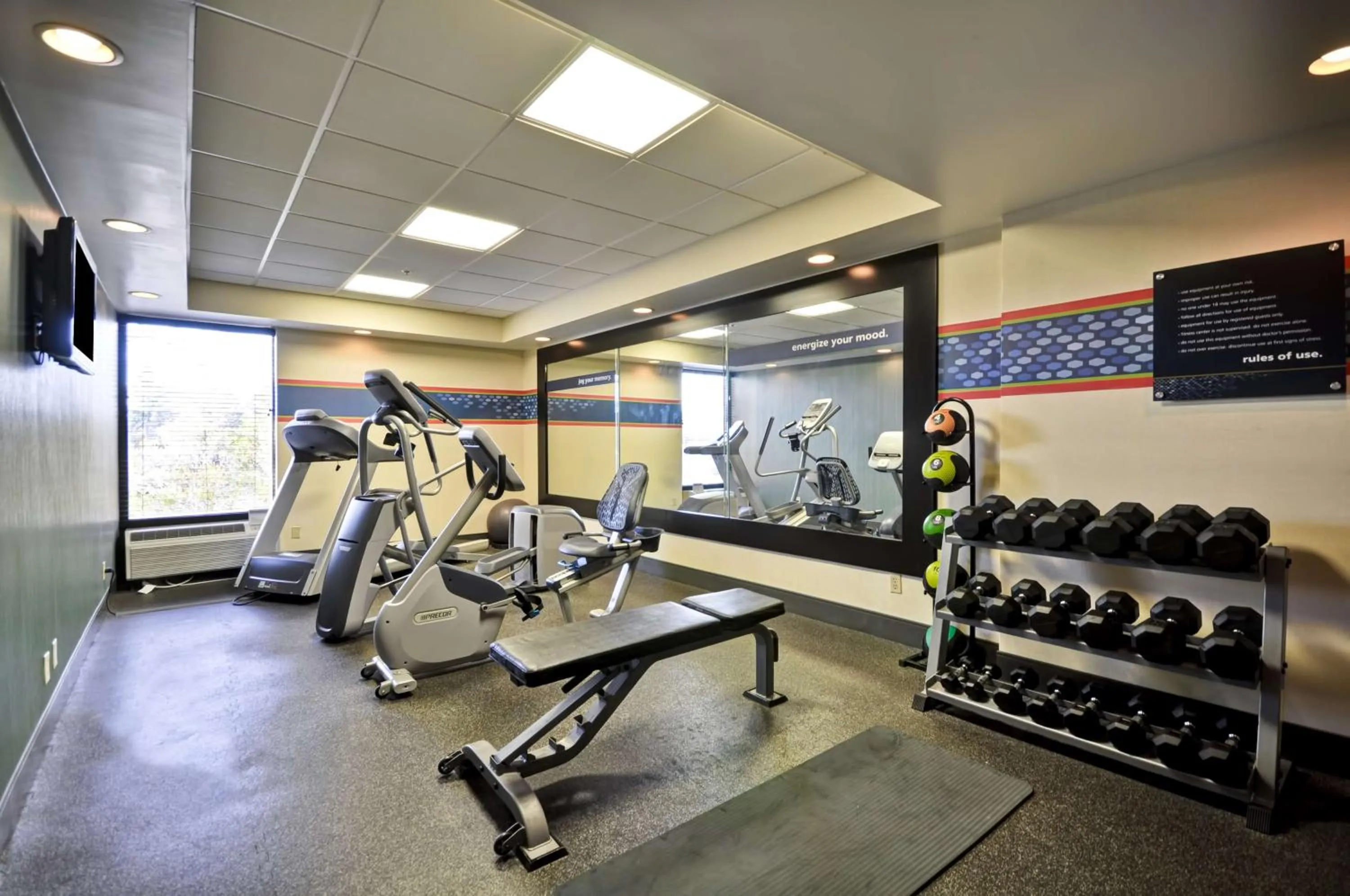 Fitness centre/facilities in Hampton Inn Columbus/Dublin