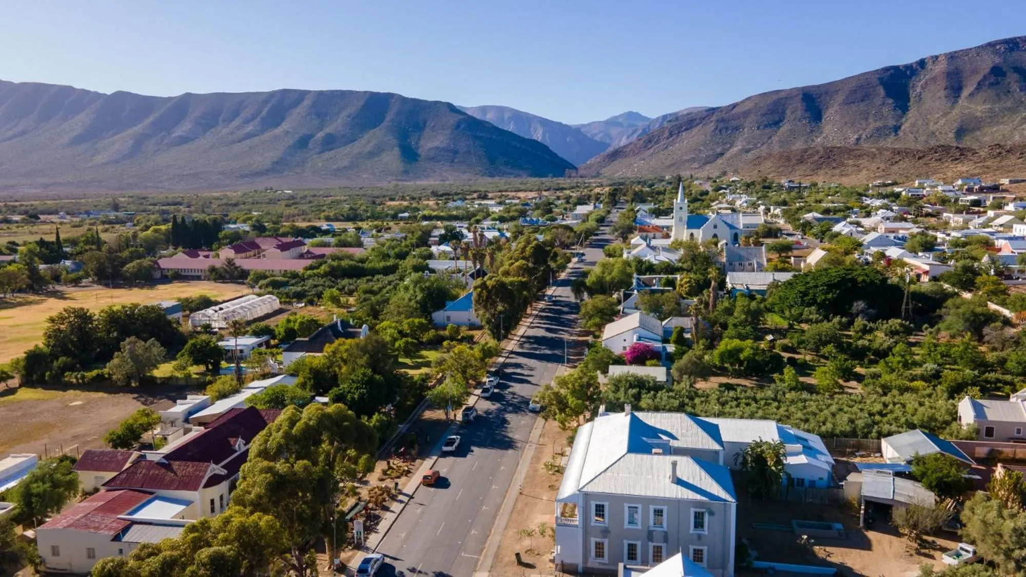 Bird's eye view in The Sanctuary
