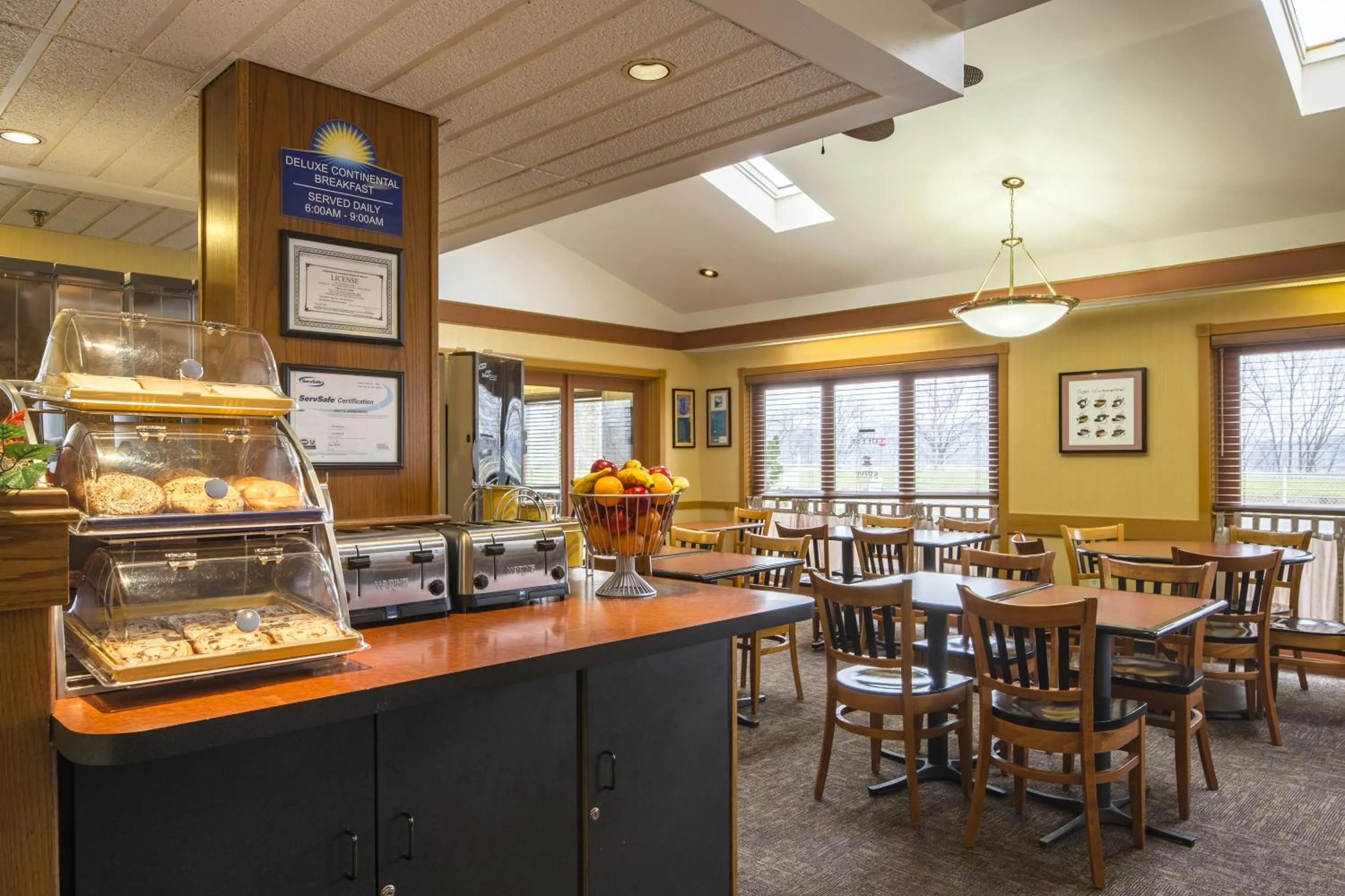 Continental breakfast in Days Inn by Wyndham Harrisburg North