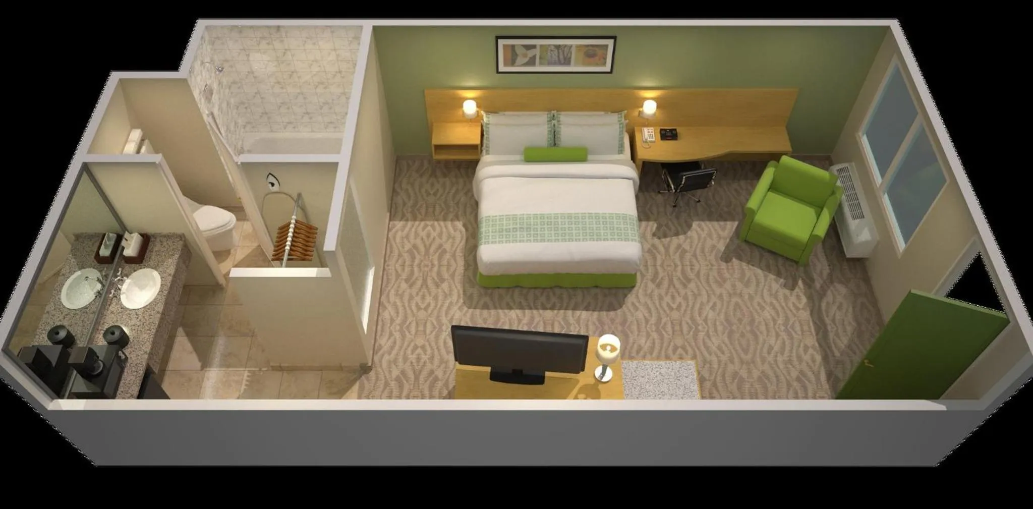 Bed in Hotel Nexus; BW Signature Collection