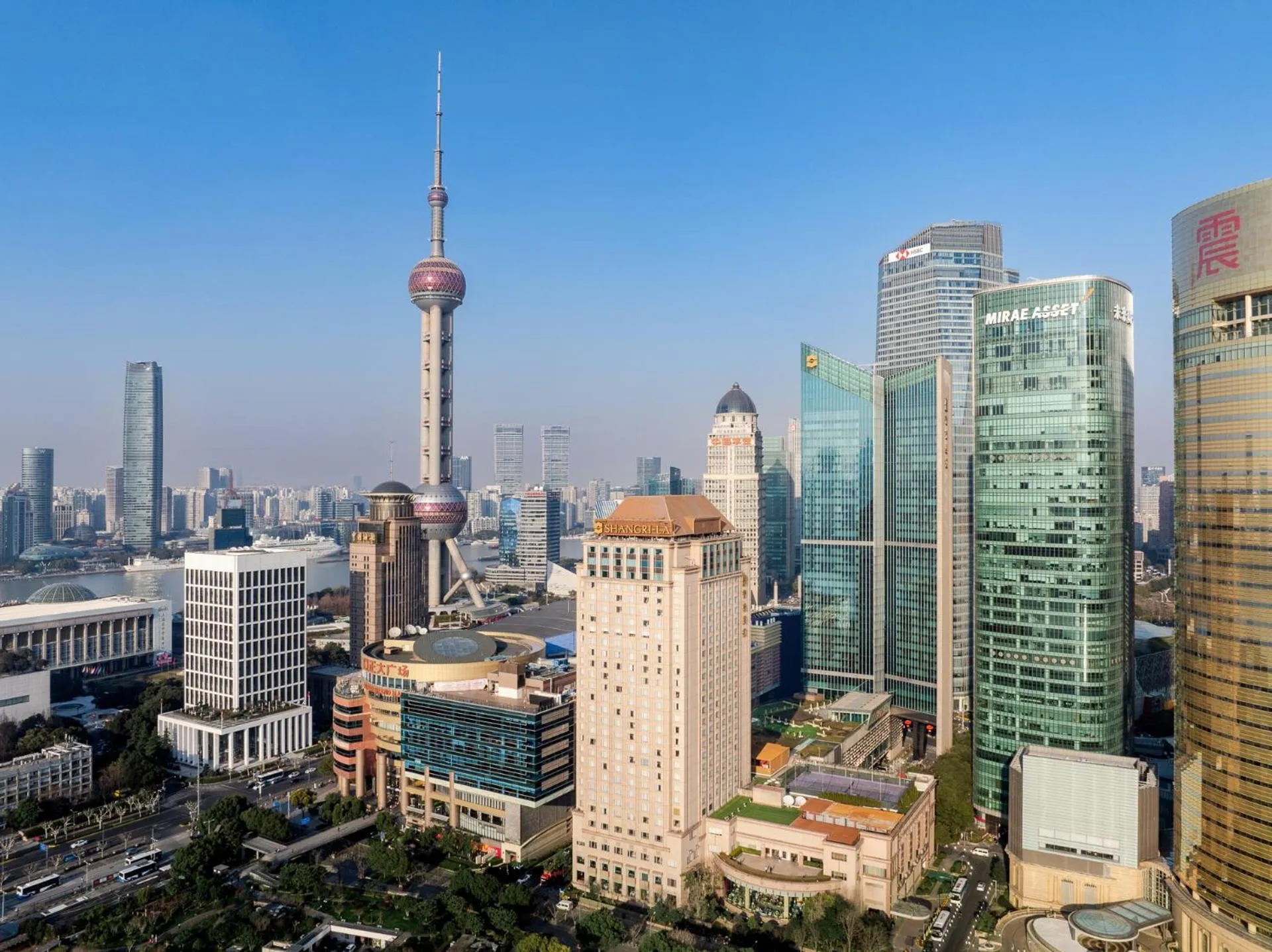 Property building in Pudong Shangri-La, Shanghai