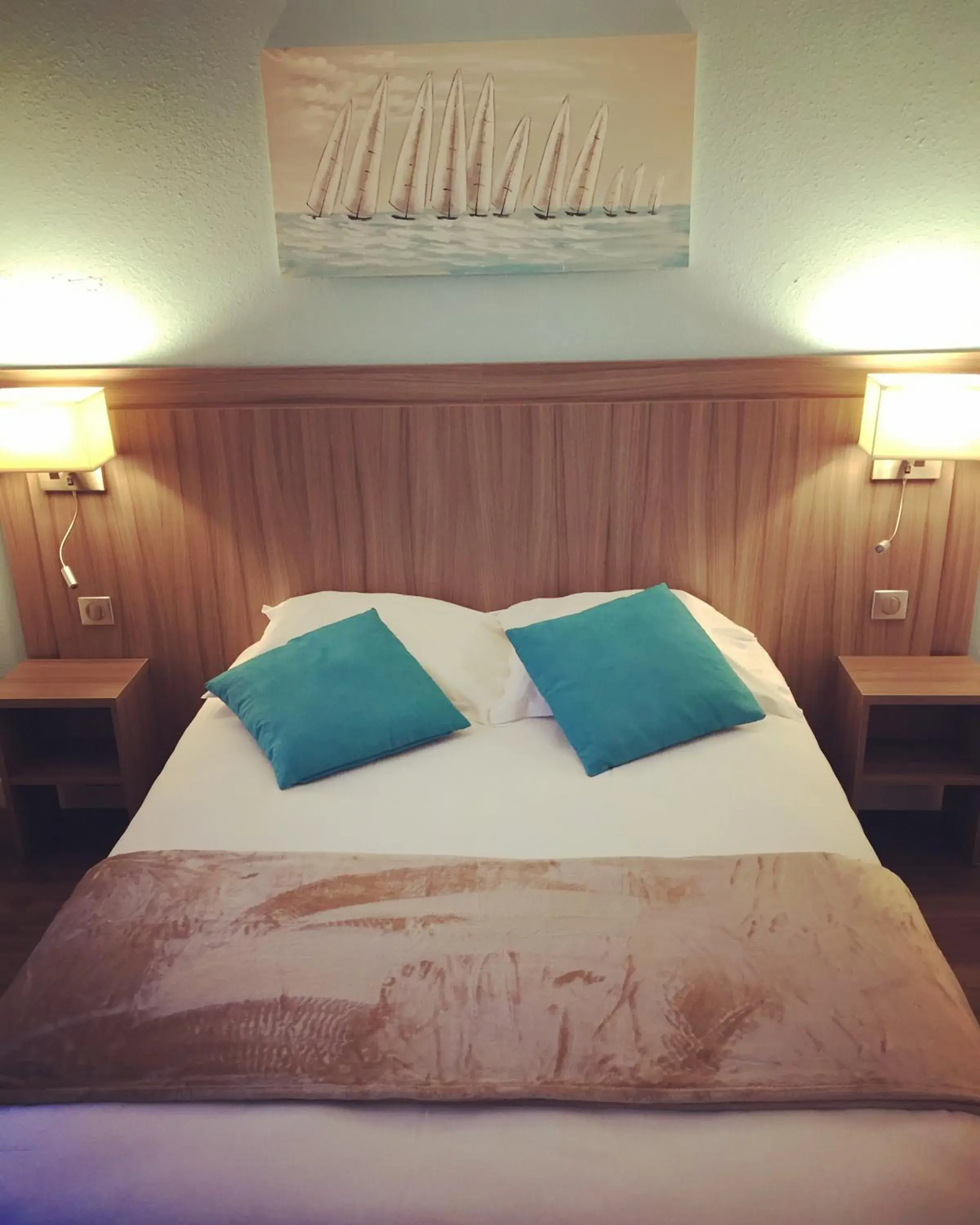 Standard Double Room - single occupancy in Hôtel Restaurant L'Evidence Standard Double Room - single occupancy in Hôtel Restaurant L'Evidence