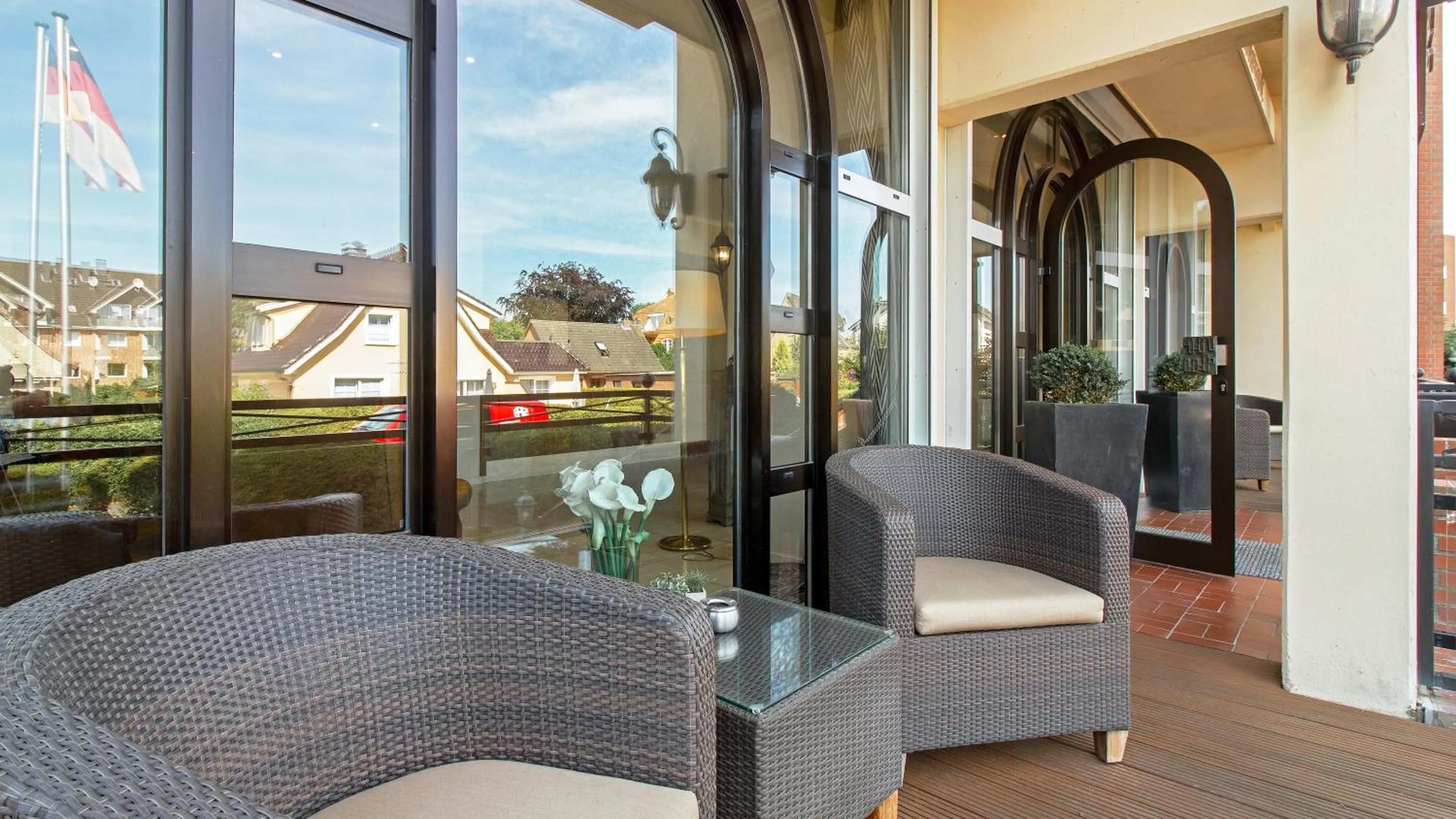 Property building in Villa am Meer