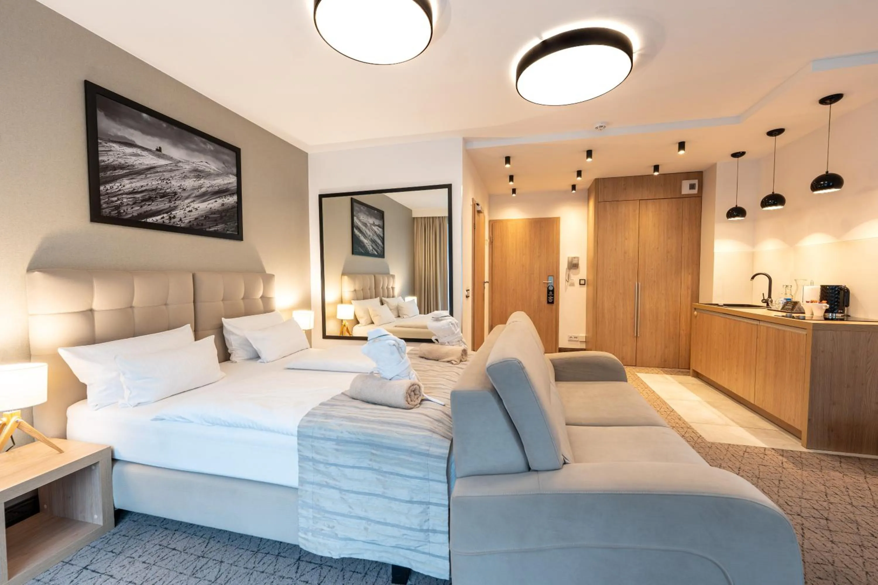 Bed in Czarny Kamień Resort & SPA