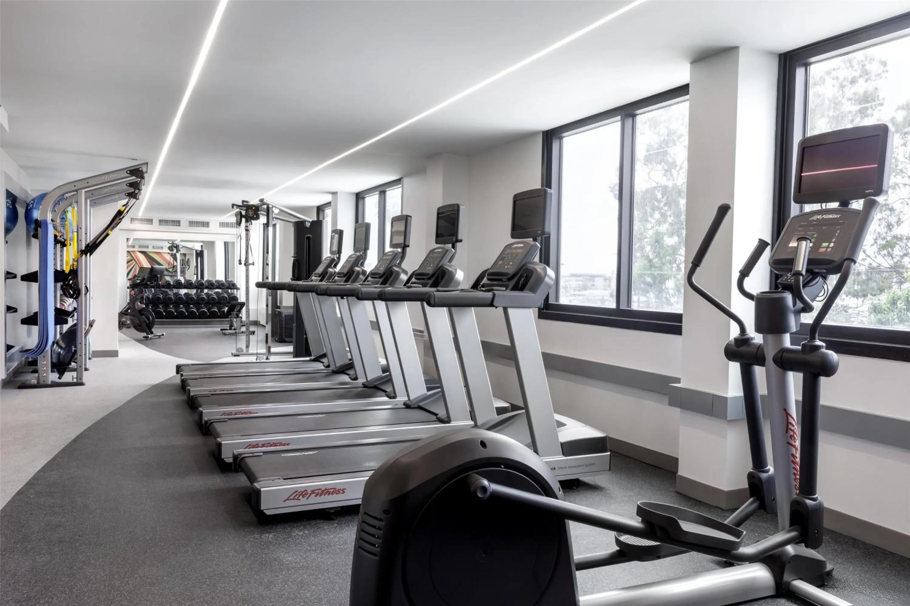 Fitness centre/facilities in Hilton Garden Inn LAX Los Angeles Airport