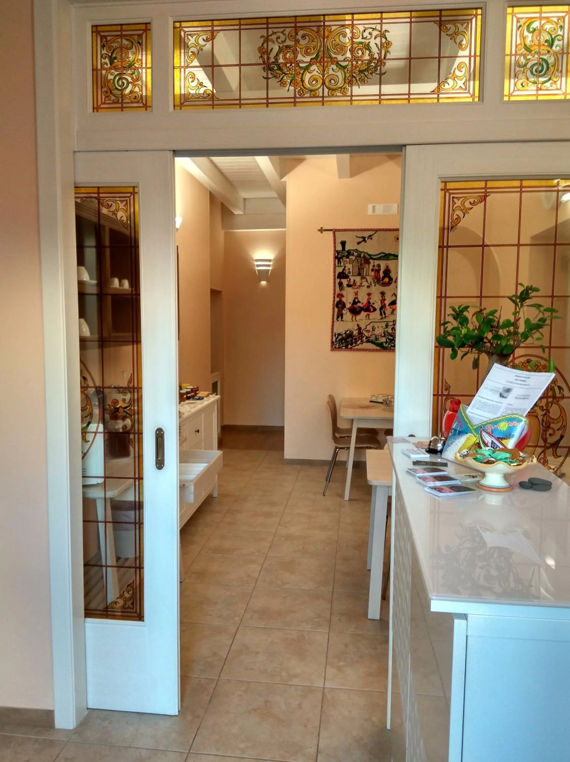 Decorative detail in Le Camelie