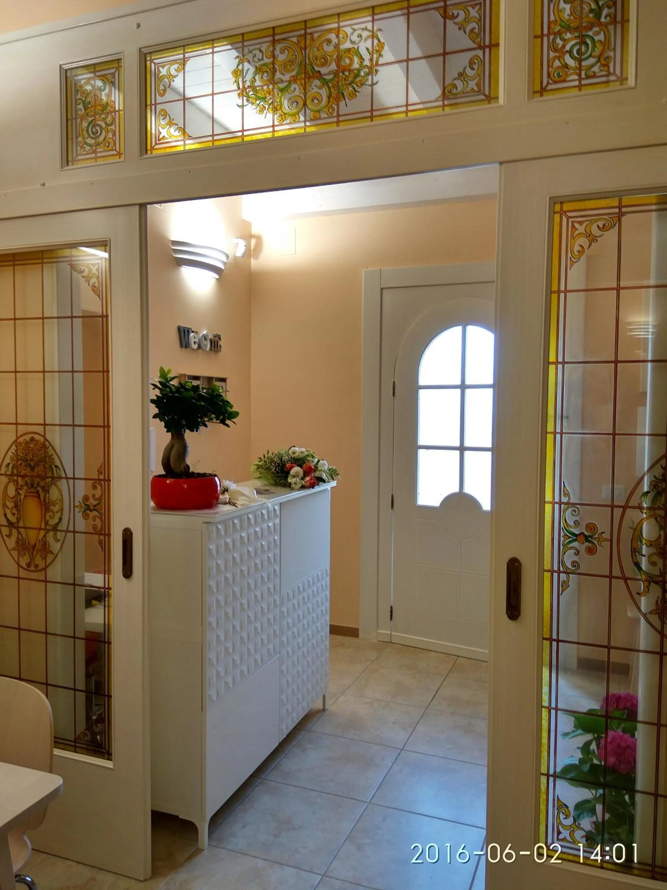 Decorative detail in Le Camelie