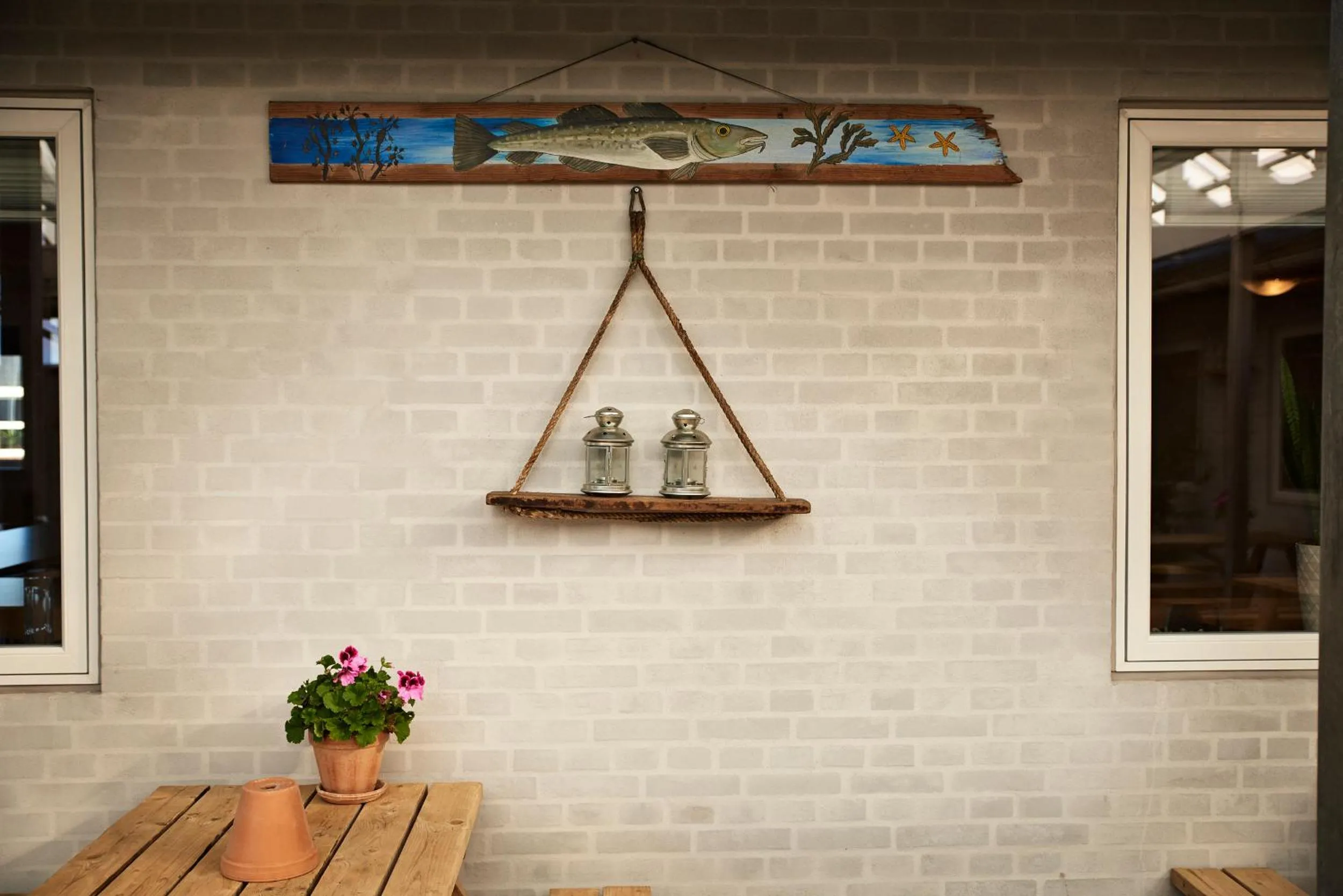 Balcony/Terrace in Danhostel Thyborøn