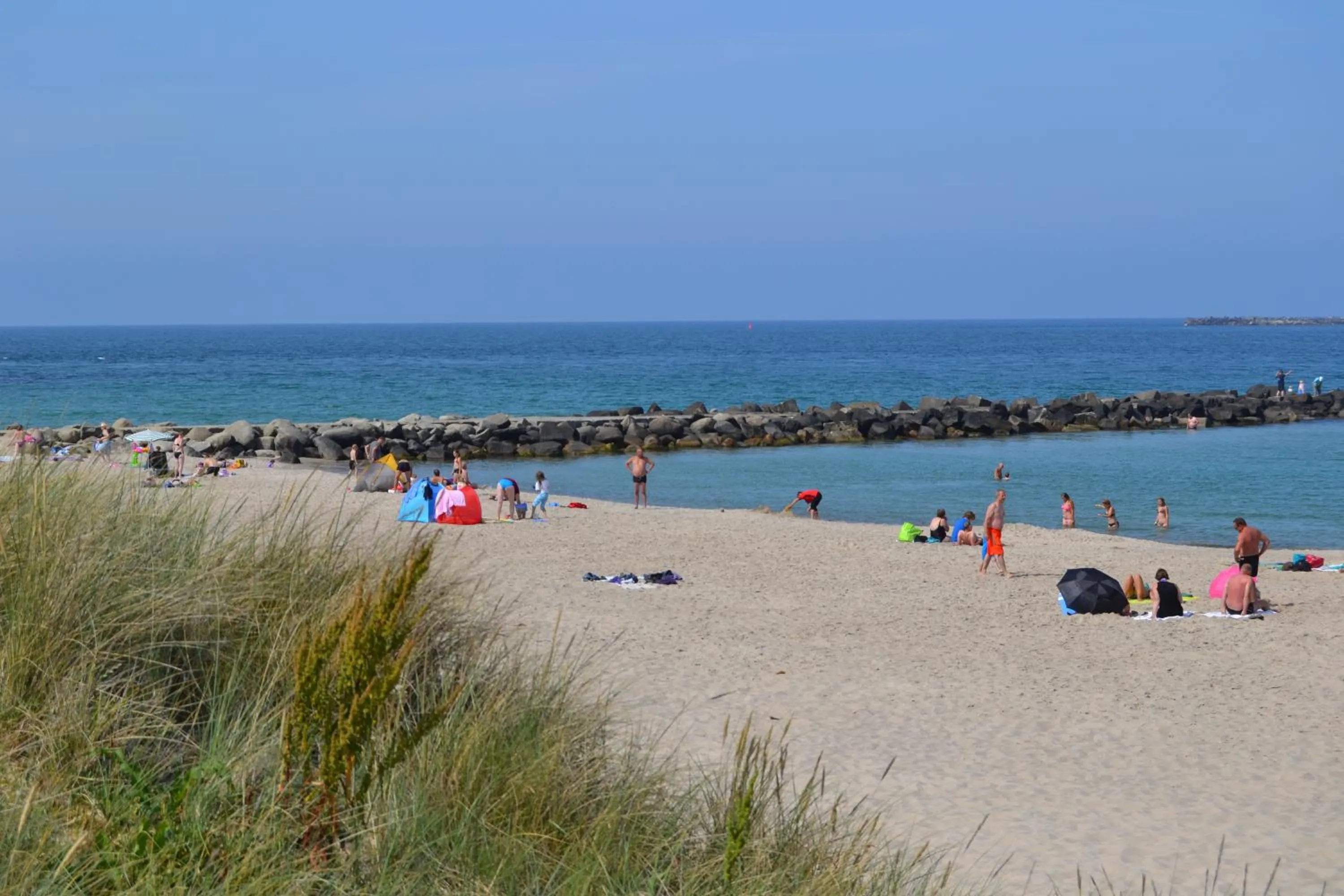 Beach in Danhostel Thyborøn