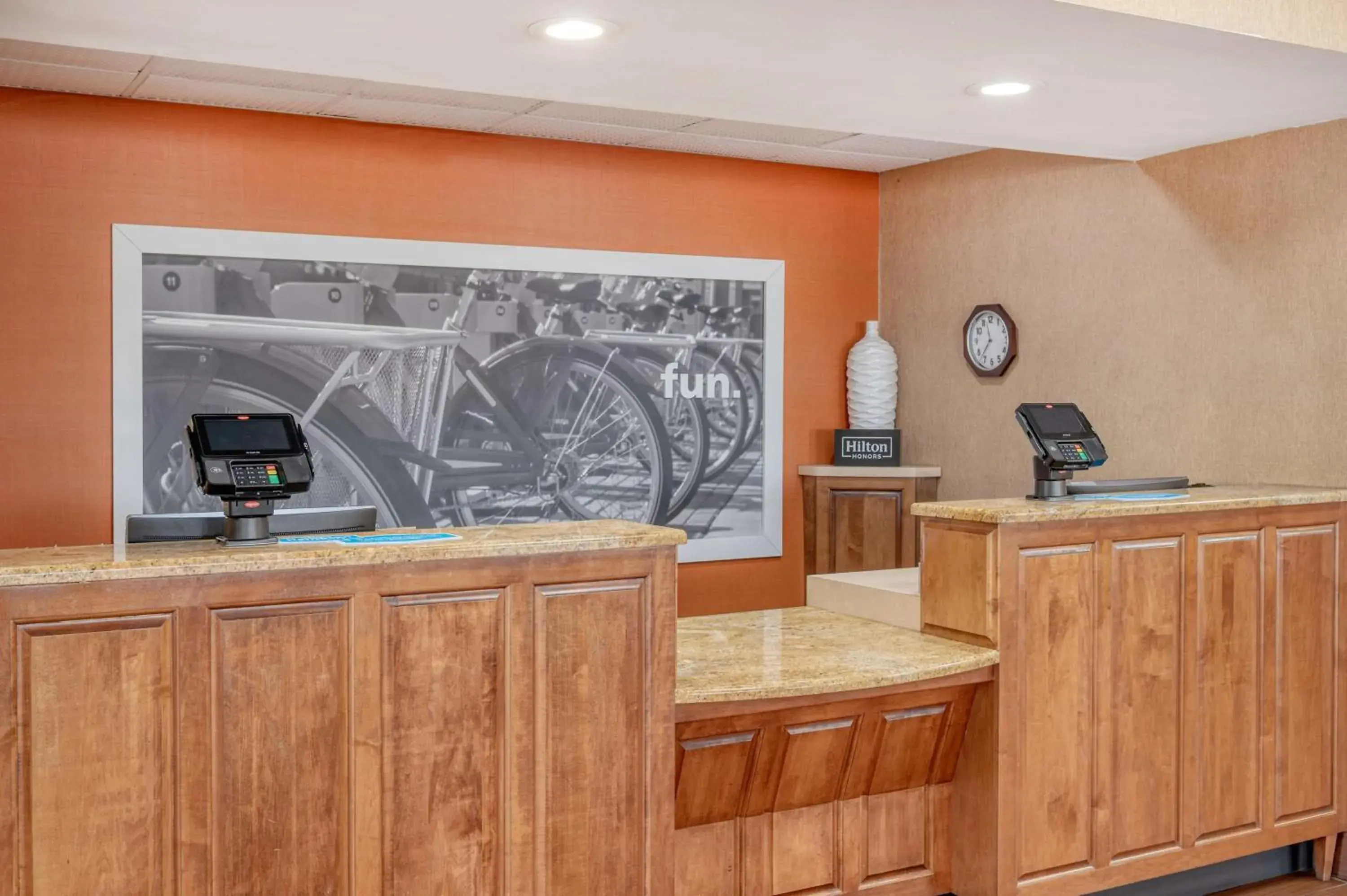 Lobby or reception in Hampton Inn St. Louis/Collinsville Lobby or reception in Hampton Inn St. Louis/Collinsville