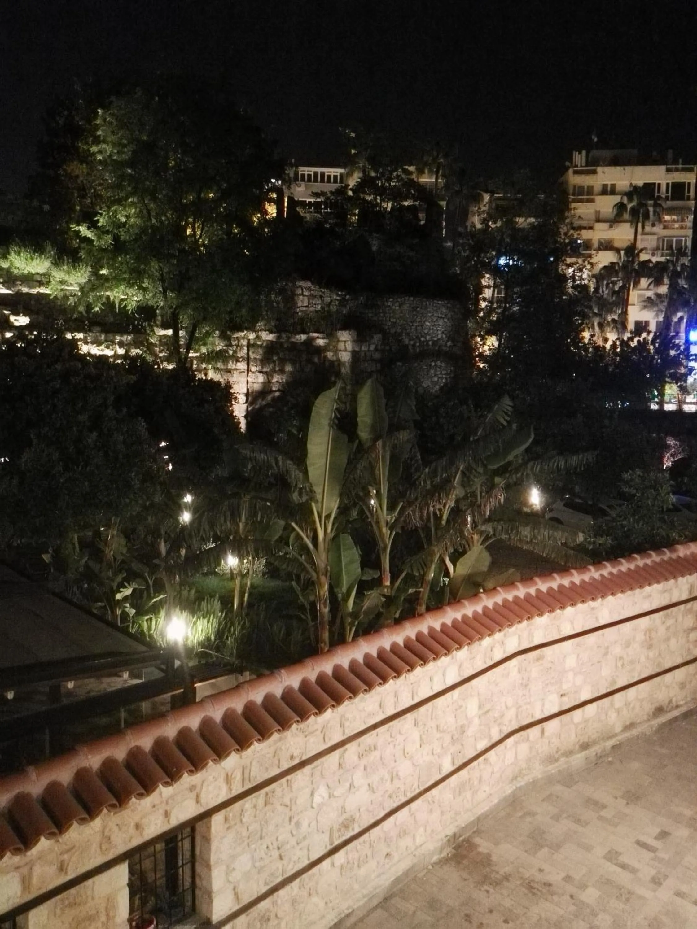 Garden view in Otel Wood House