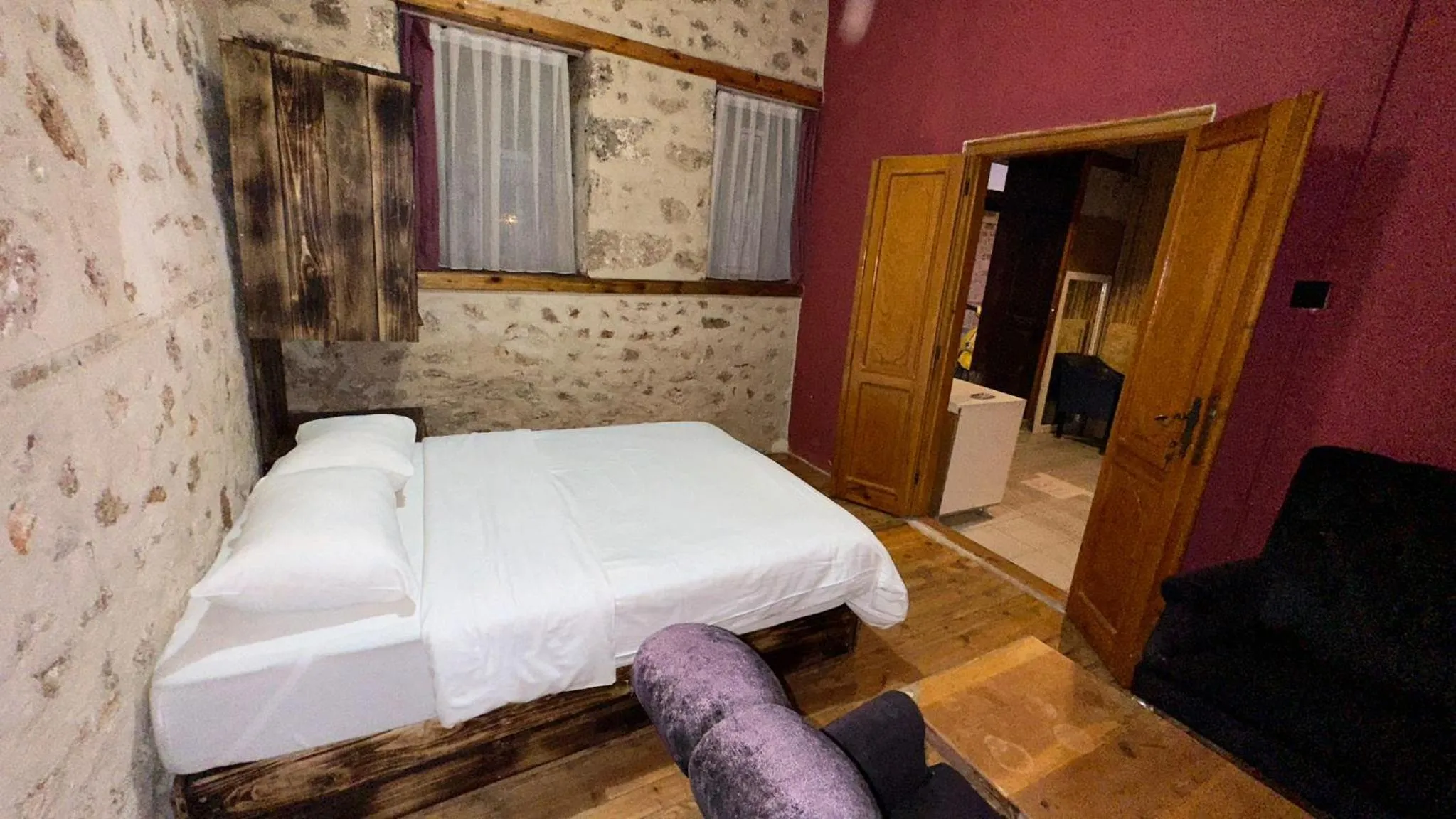 Bed in Otel Wood House