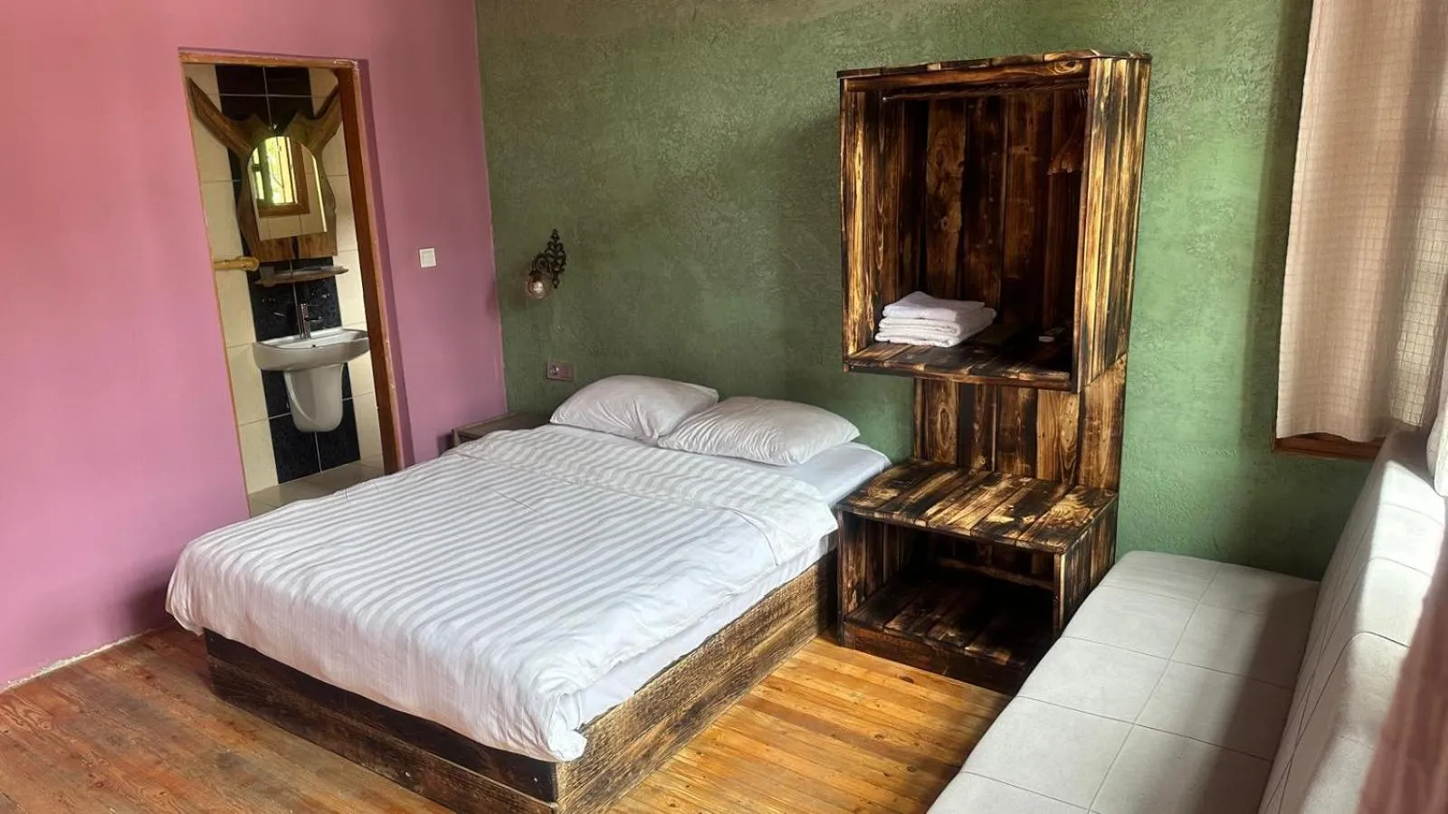 Bed in Otel Wood House