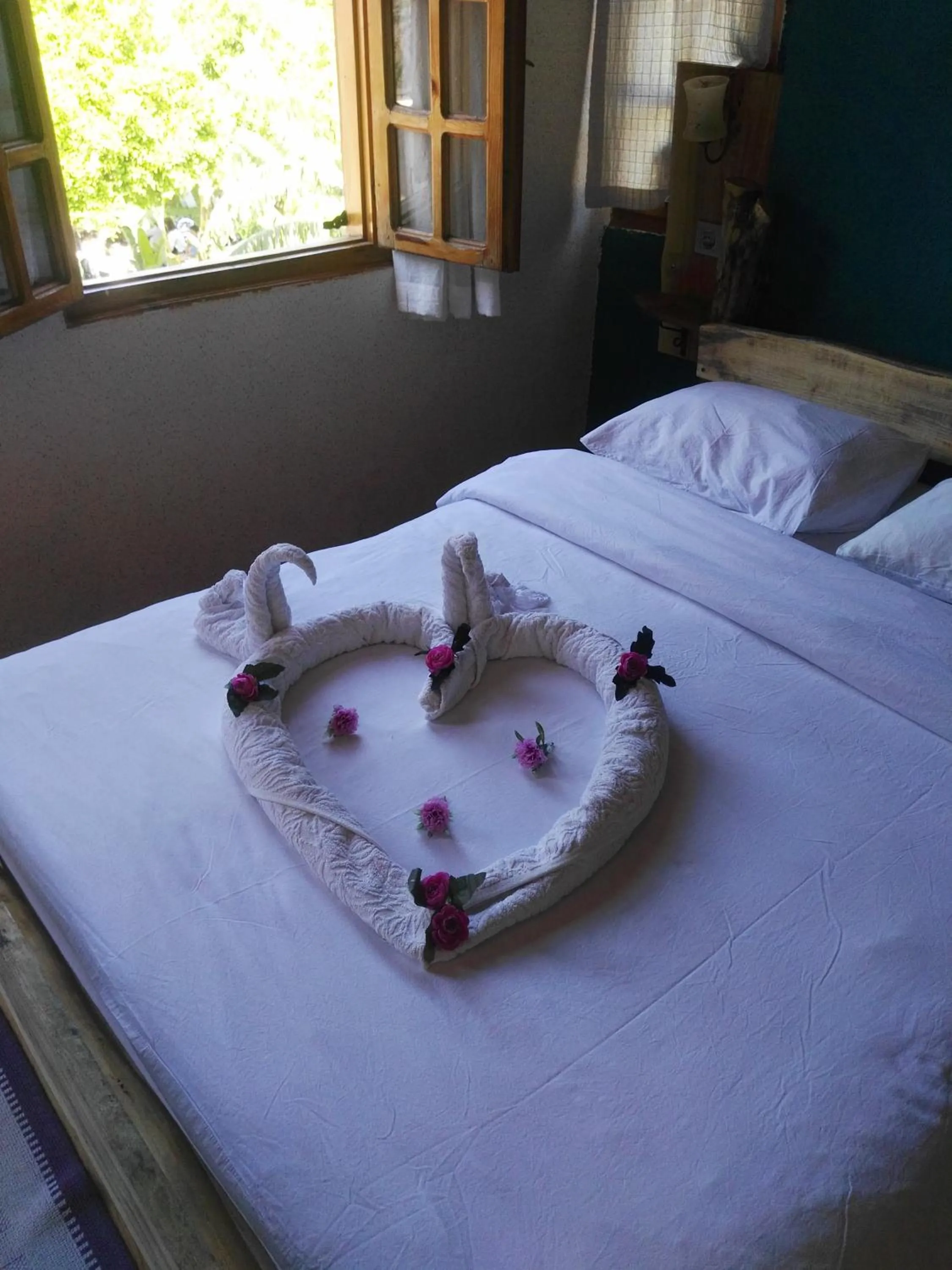 Bed in Otel Wood House