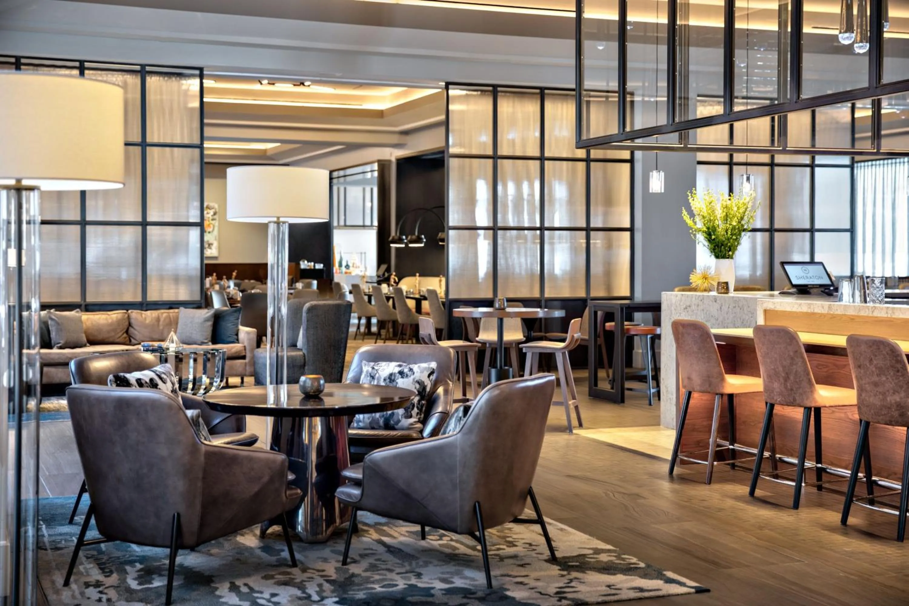 Lounge or bar in Sheraton Dallas Hotel