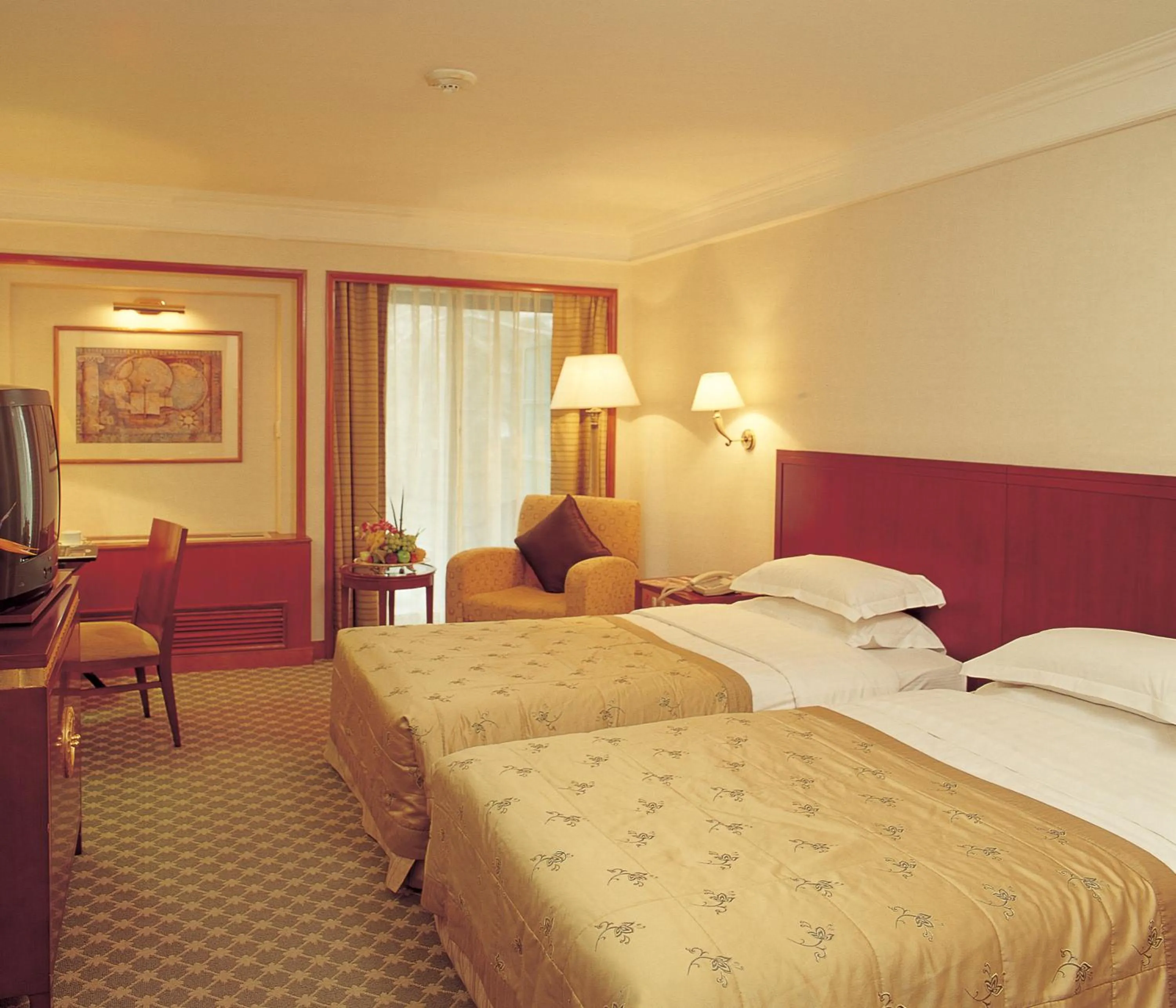 bunk bed, Bed in Jianguo Hotel