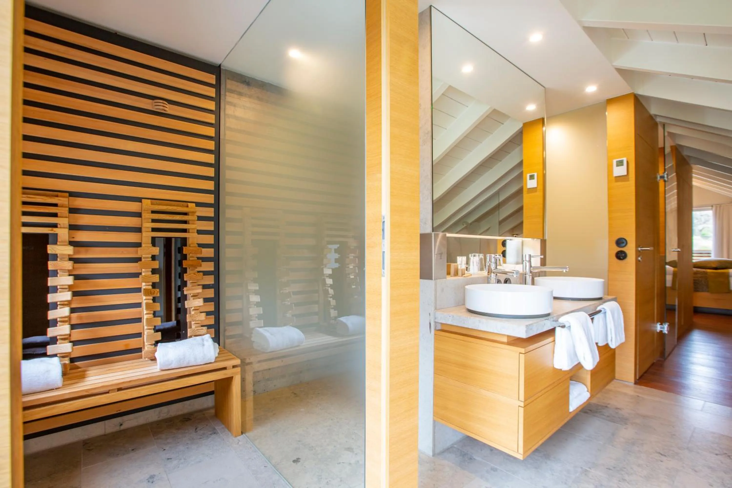 Sauna in Romantik Hotel Landschloss Fasanerie