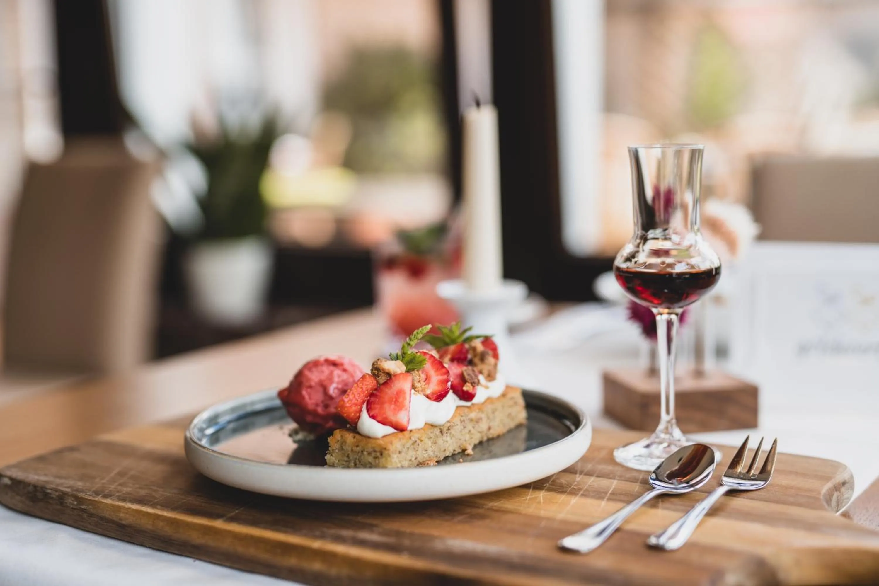 Food close-up in Bio-Hotel Melter