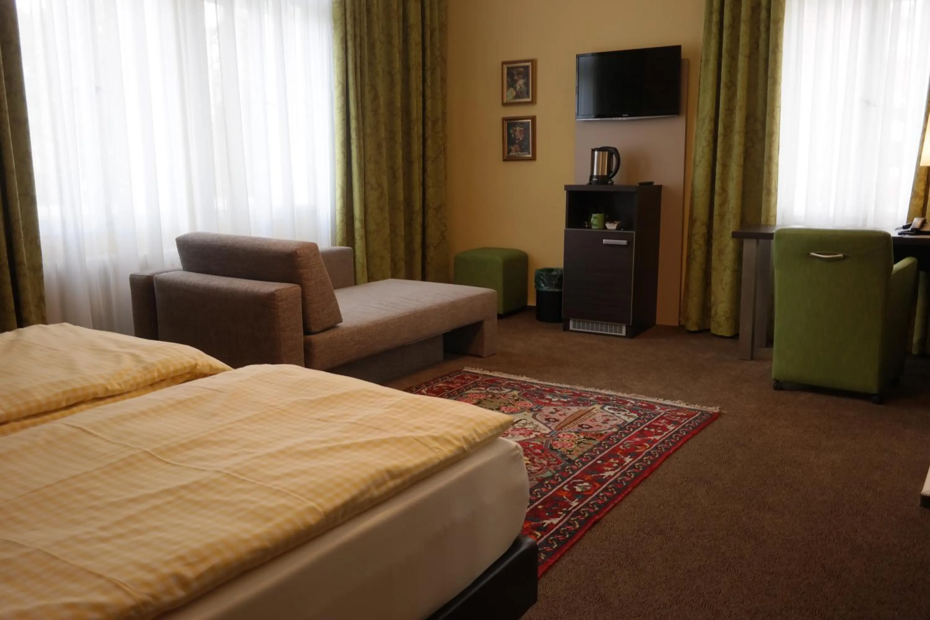 Bed in Hotel Villa Glas