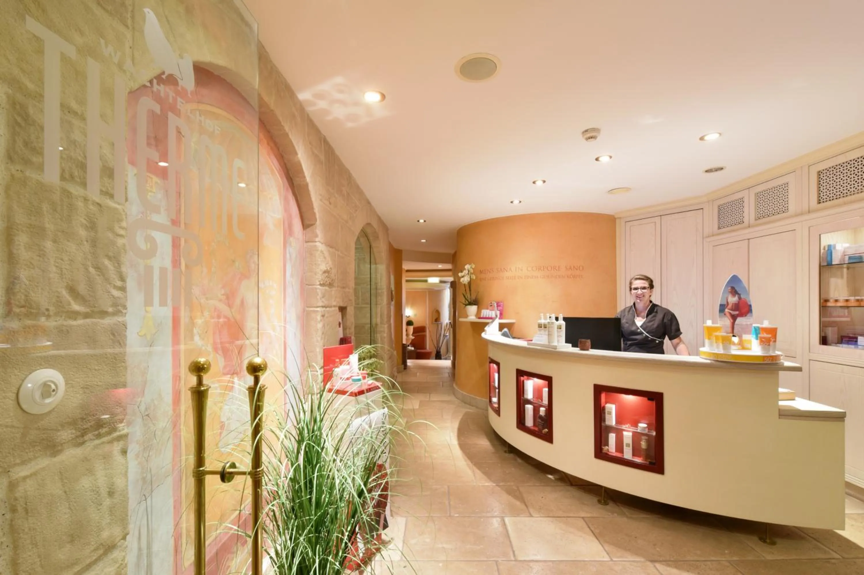 Lobby or reception in Hotel Landhaus Wachtelhof